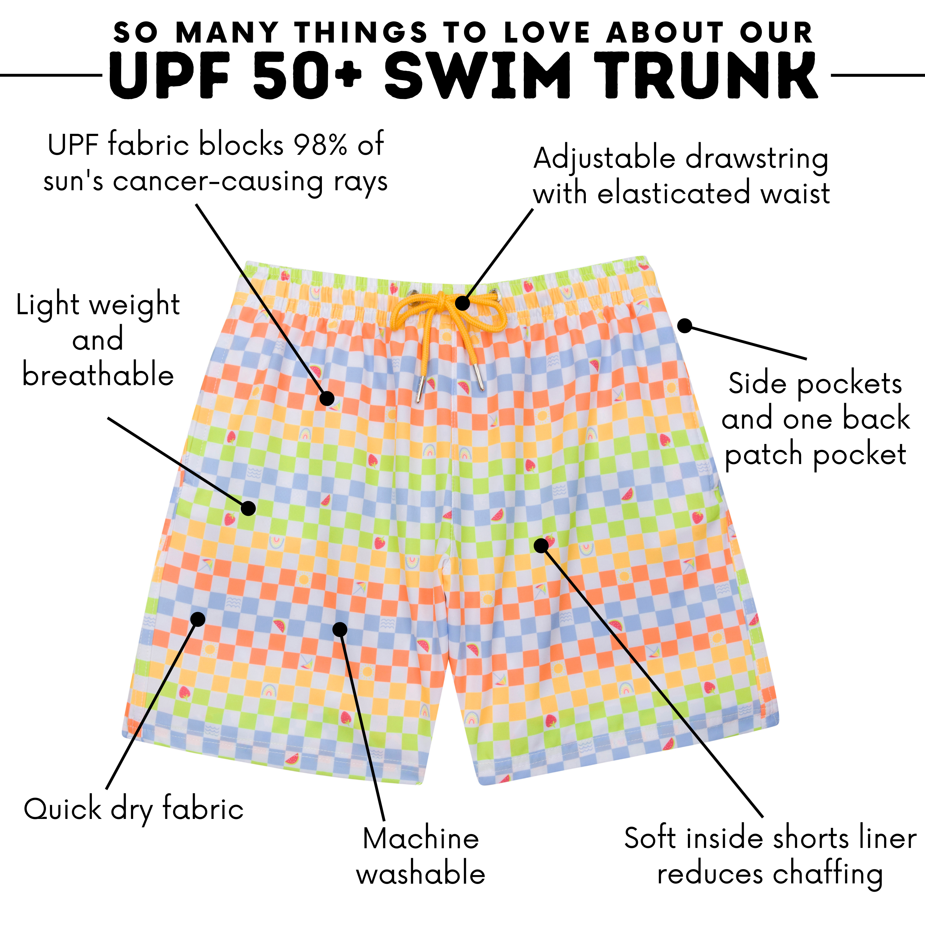 Boys Swim Trunks Boxer Brief Liner (sizes 6-14) | “Gamified"-SwimZip UPF 50+ Sun Protective Swimwear & UV Zipper Rash Guards-pos4