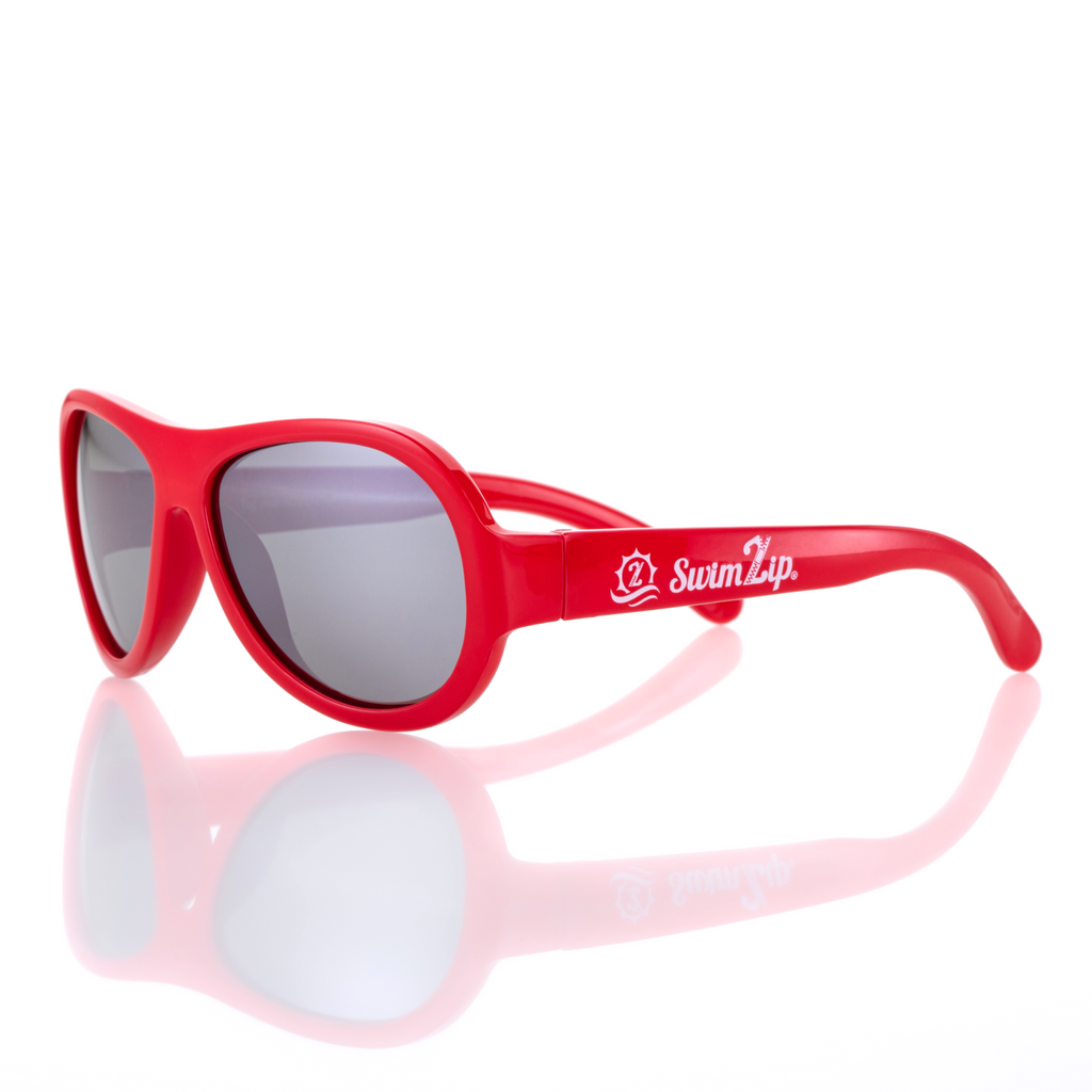 SwimZip Kid's Sunglasses - Navy Wayfarer - UPF 50+ Sun Protection