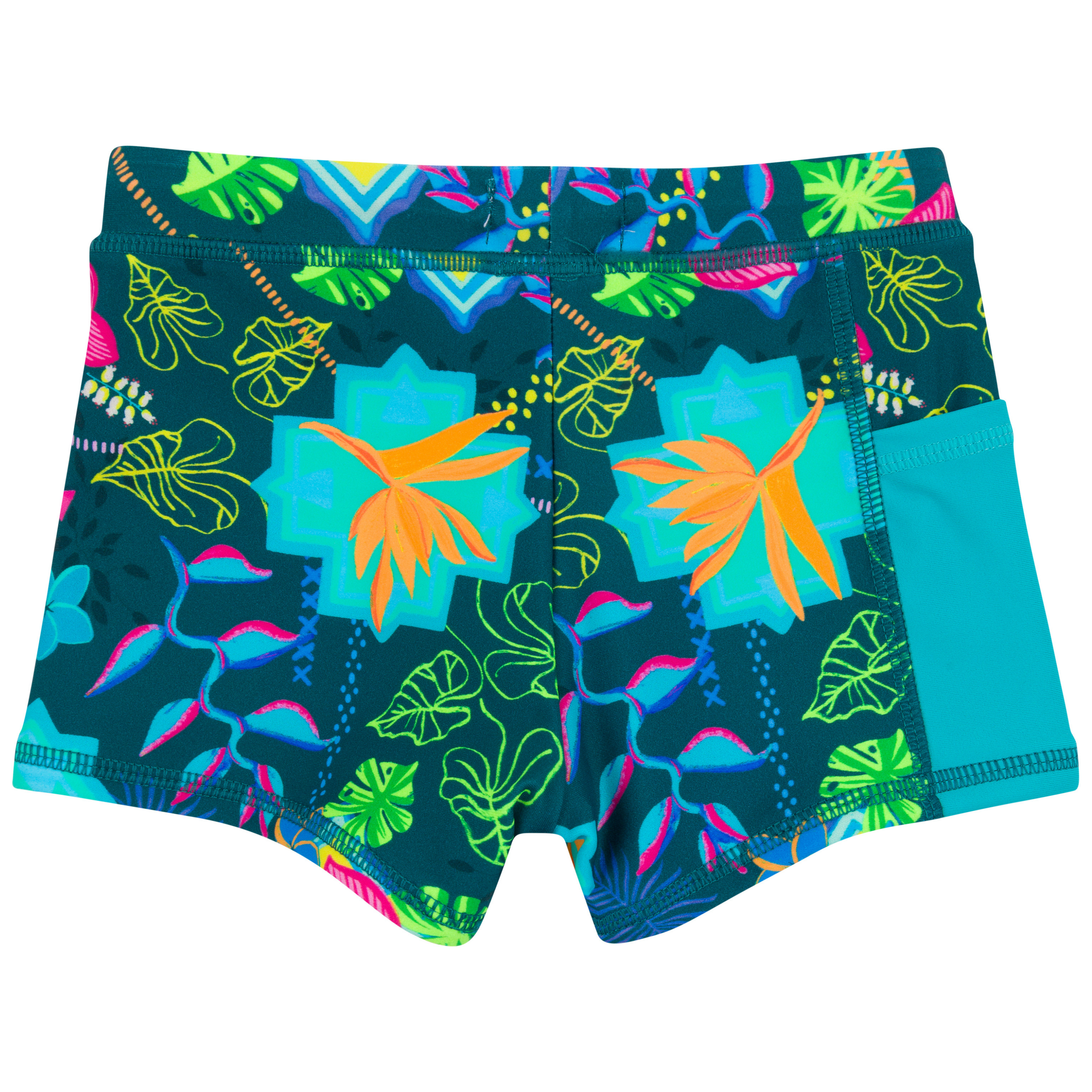 Kids Euro Swim Shorties | "Summer Max"-SwimZip UPF 50+ Sun Protective Swimwear & UV Zipper Rash Guards-pos7