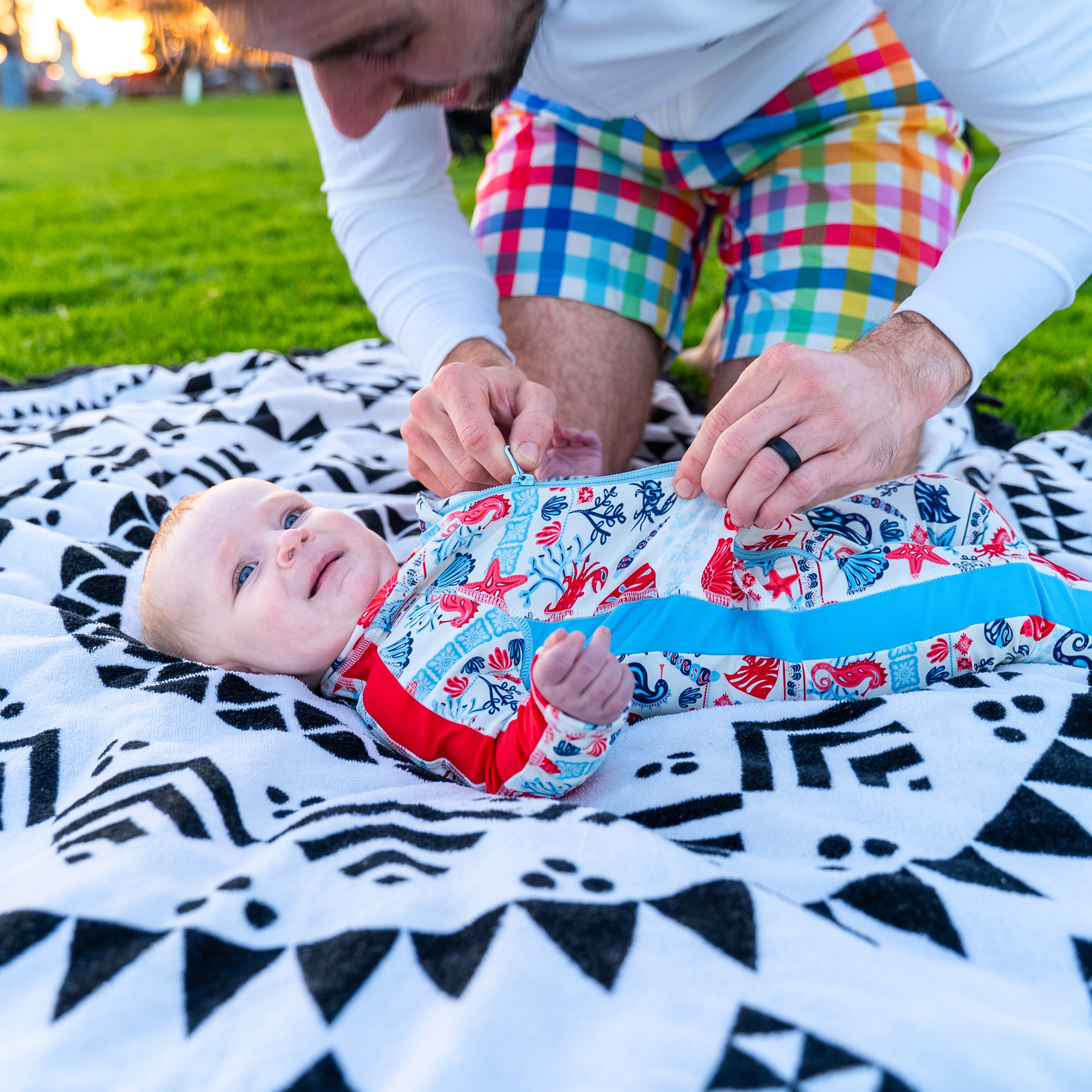 Sunsuit - Long Sleeve Romper Swimsuit | "Marina"-SwimZip UPF 50+ Sun Protective Swimwear & UV Zipper Rash Guards-pos8