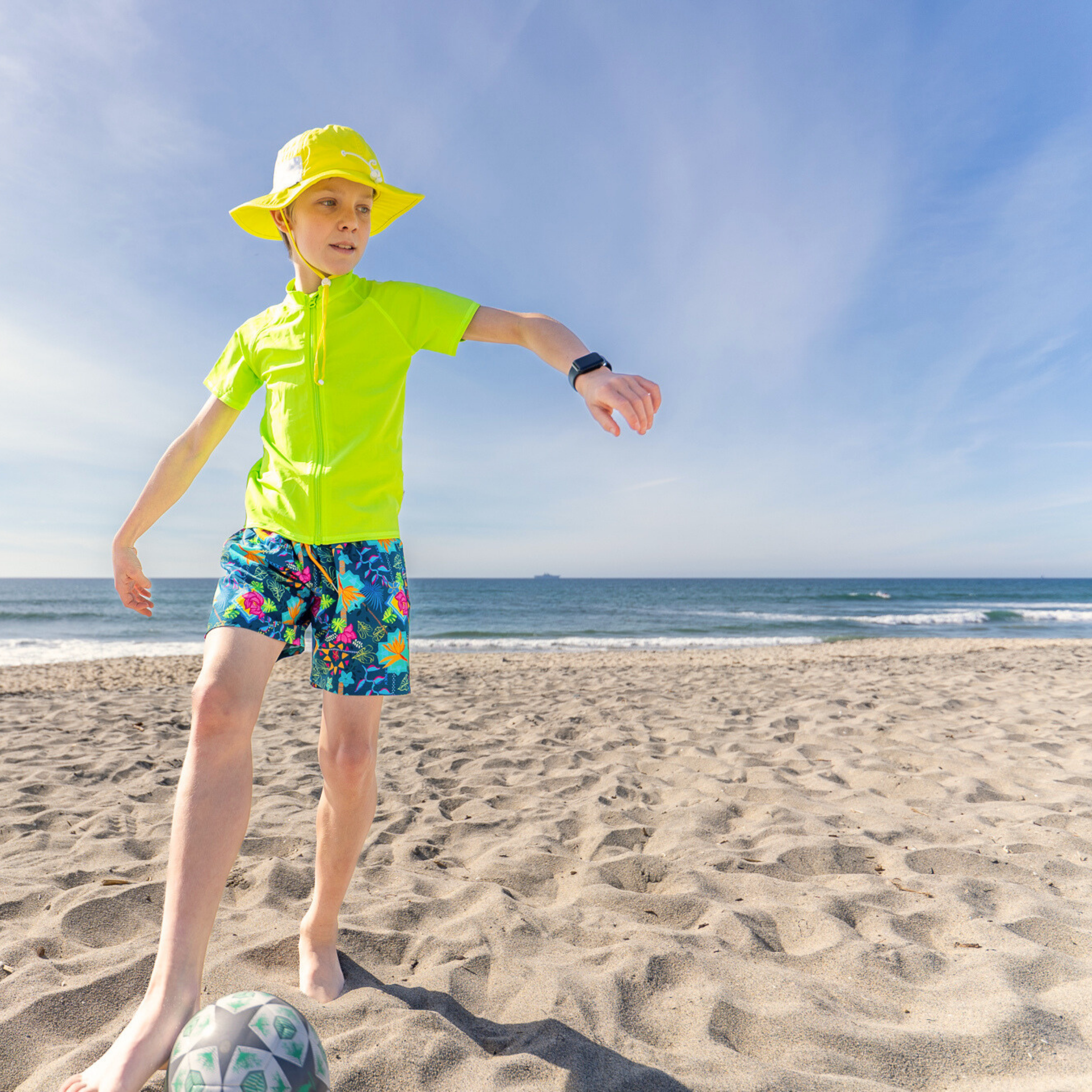 Boys Swim Trunks Boxer Brief Liner (sizes 6-14) | “Summer Max"-SwimZip UPF 50+ Sun Protective Swimwear & UV Zipper Rash Guards-pos8