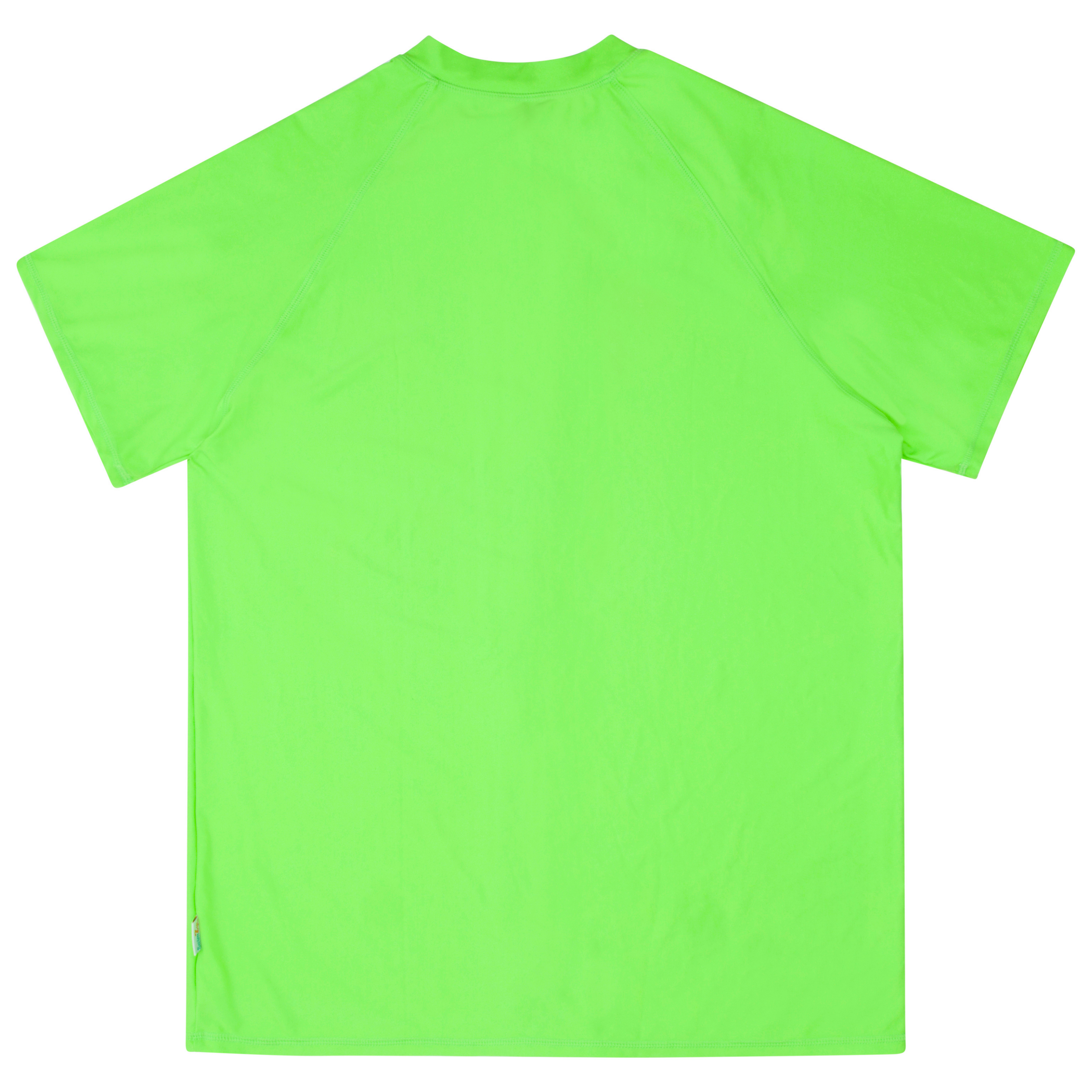 Men's Short Sleeve Rash Guard | “Neon Green”-SwimZip UPF 50+ Sun Protective Swimwear & UV Zipper Rash Guards-pos12