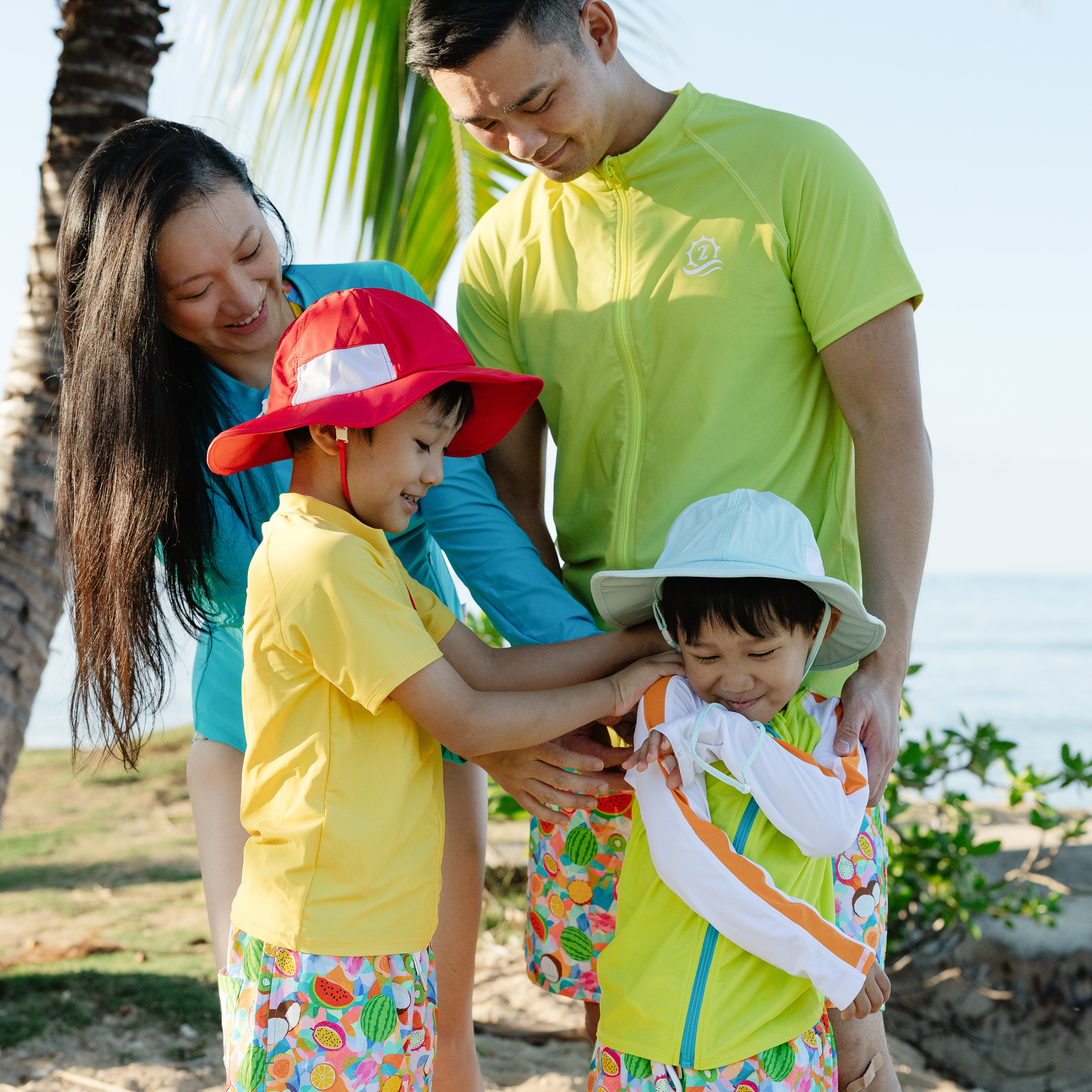 Kids Short Sleeve Zipper Rash Guard Swim Shirt | “Yellow”-SwimZip UPF 50+ Sun Protective Swimwear & UV Zipper Rash Guards-pos8
