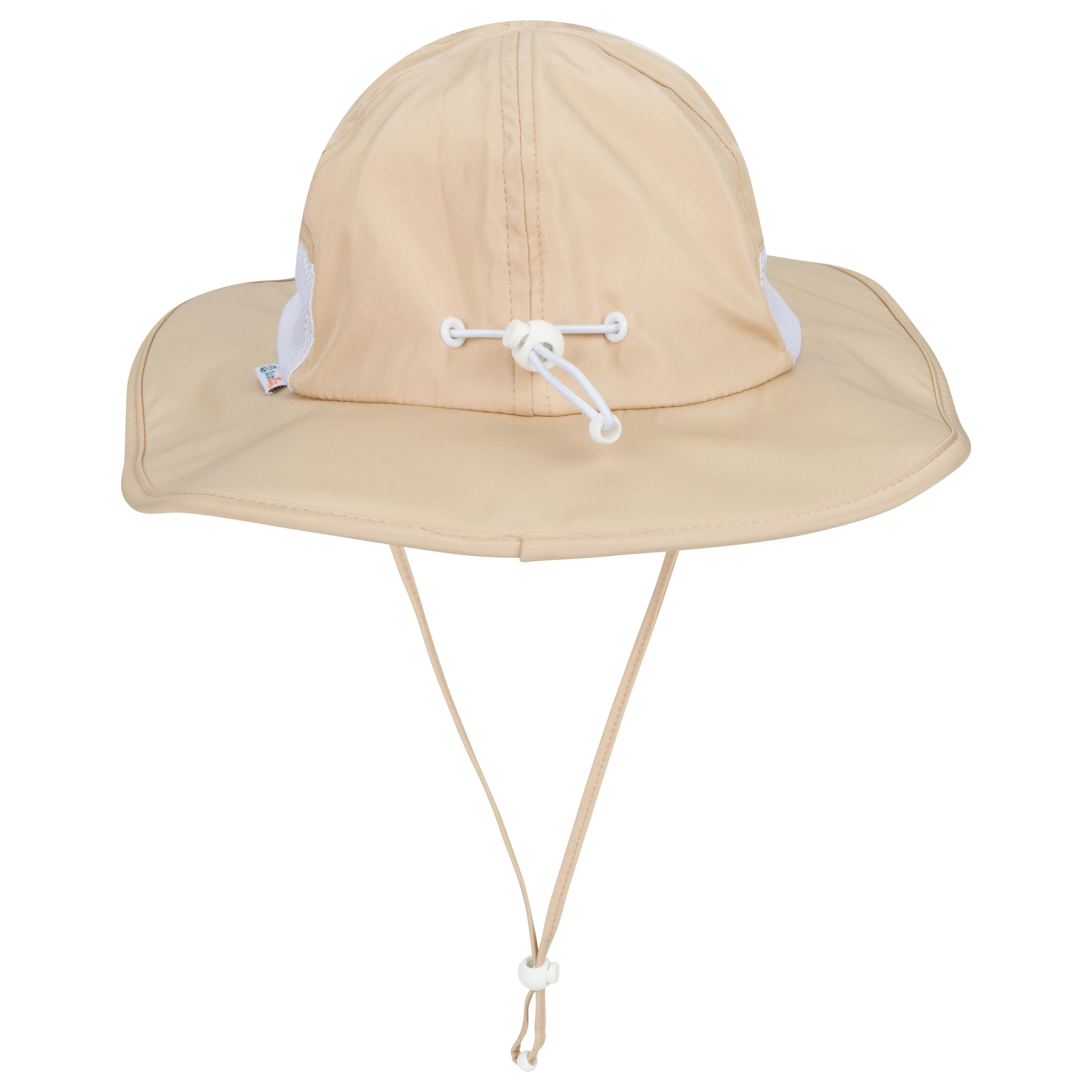 Kids Wide Brim Sun Hat "Fun Sun Day Play Hat" - Beige-SwimZip UPF 50+ Sun Protective Swimwear & UV Zipper Rash Guards-pos9