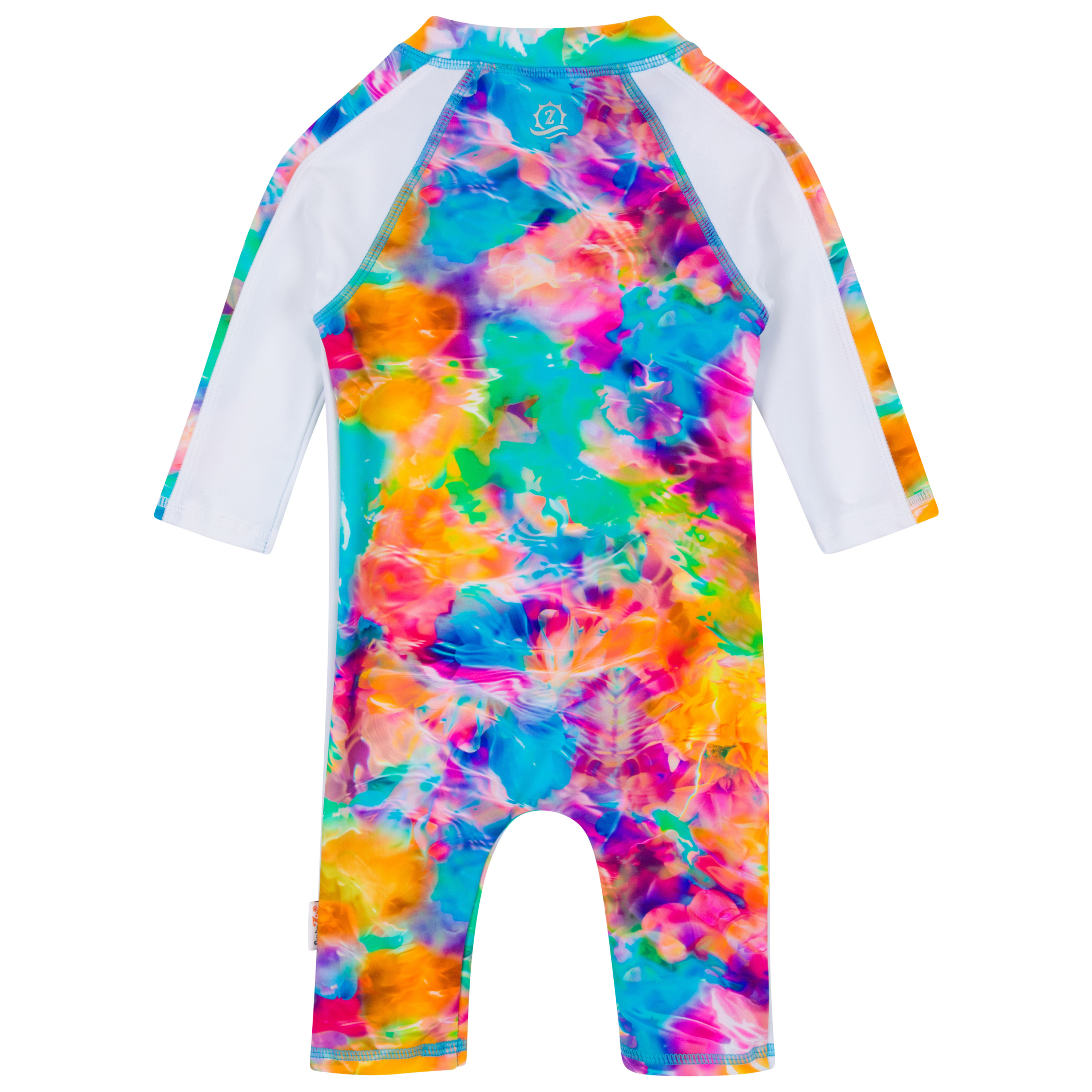 Sunsuit - Long Sleeve Romper Swimsuit | "Impressions"-SwimZip UPF 50+ Sun Protective Swimwear & UV Zipper Rash Guards-pos10