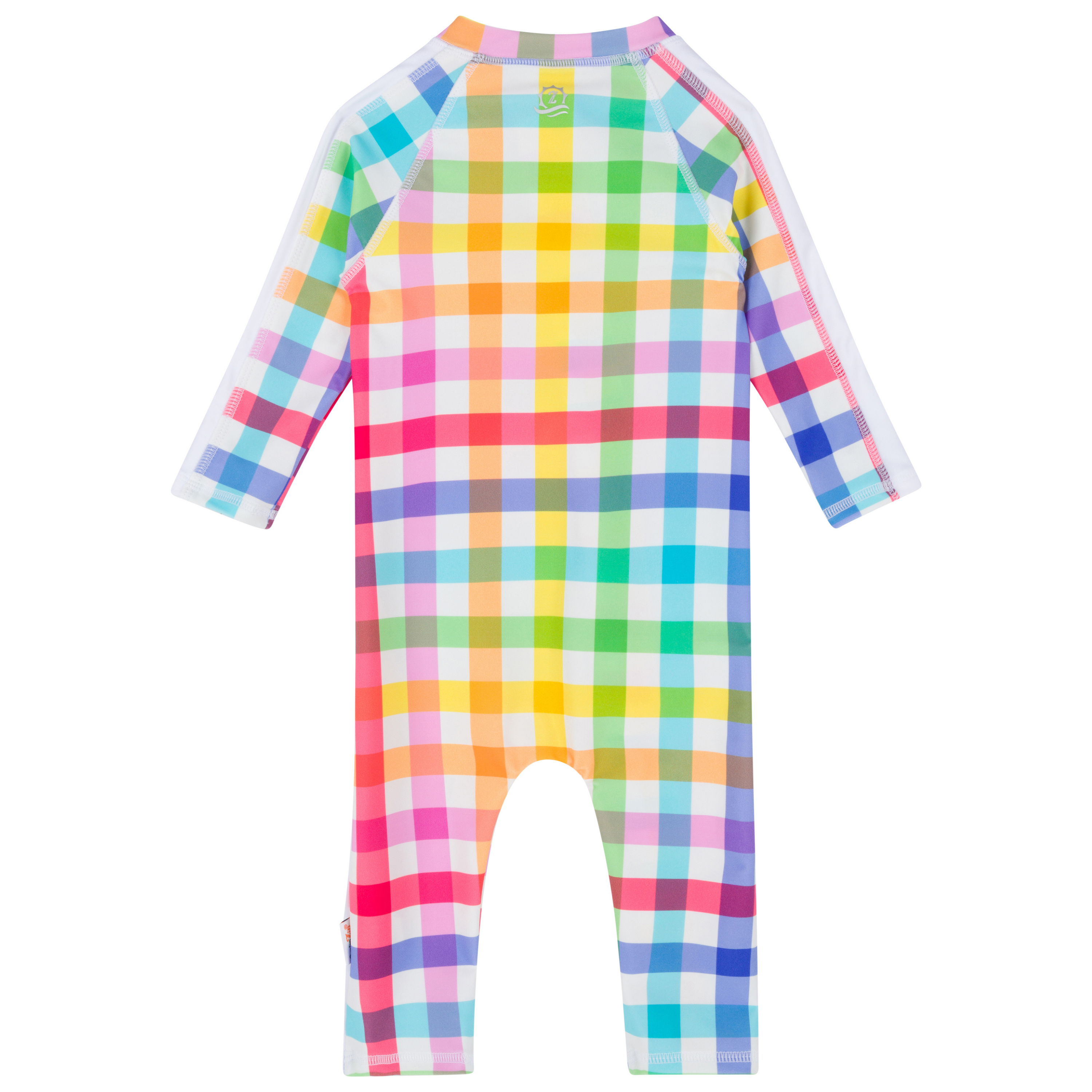 Sunsuit - Long Sleeve Romper Swimsuit | "Picnic Party"-SwimZip UPF 50+ Sun Protective Swimwear & UV Zipper Rash Guards-pos13