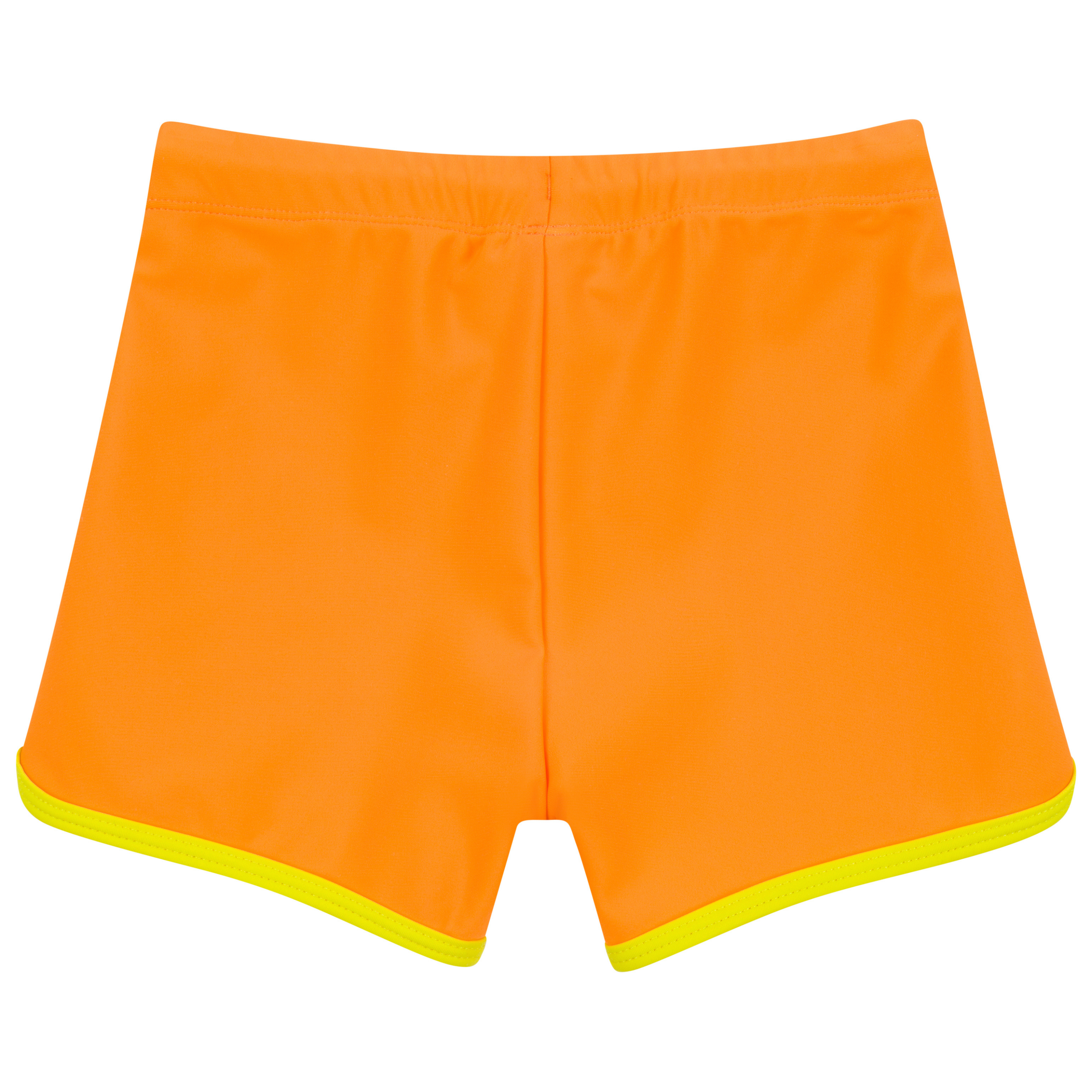 Kids Swim Track Shorts | "Orange"-SwimZip UPF 50+ Sun Protective Swimwear & UV Zipper Rash Guards-pos10