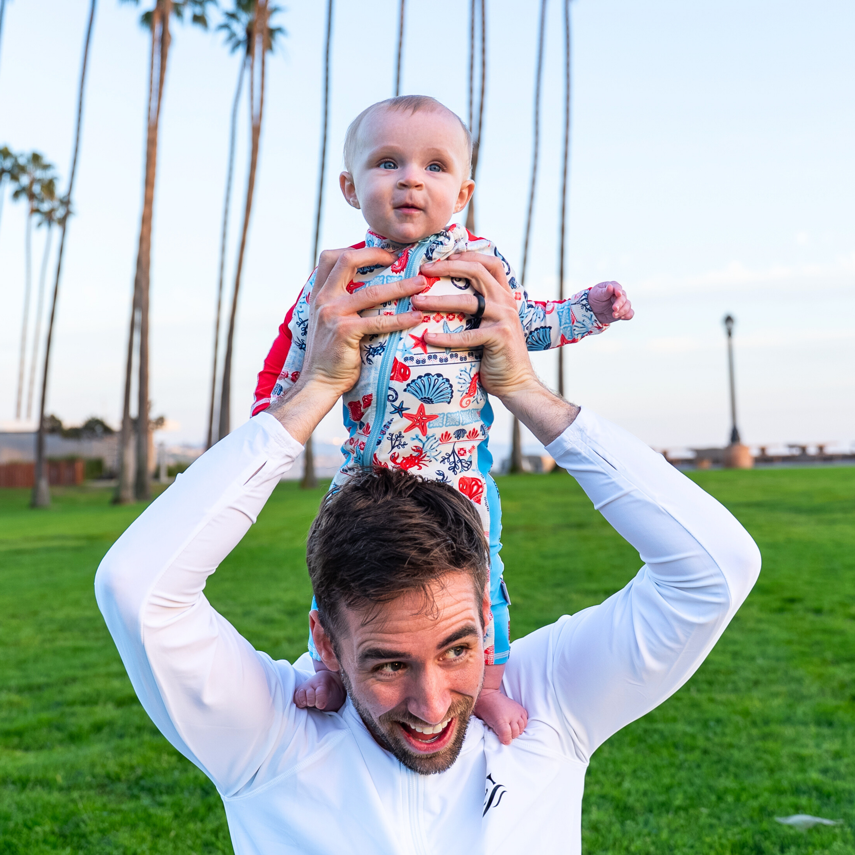 Sunsuit - Long Sleeve Romper Swimsuit | "Marina"-SwimZip UPF 50+ Sun Protective Swimwear & UV Zipper Rash Guards-pos11