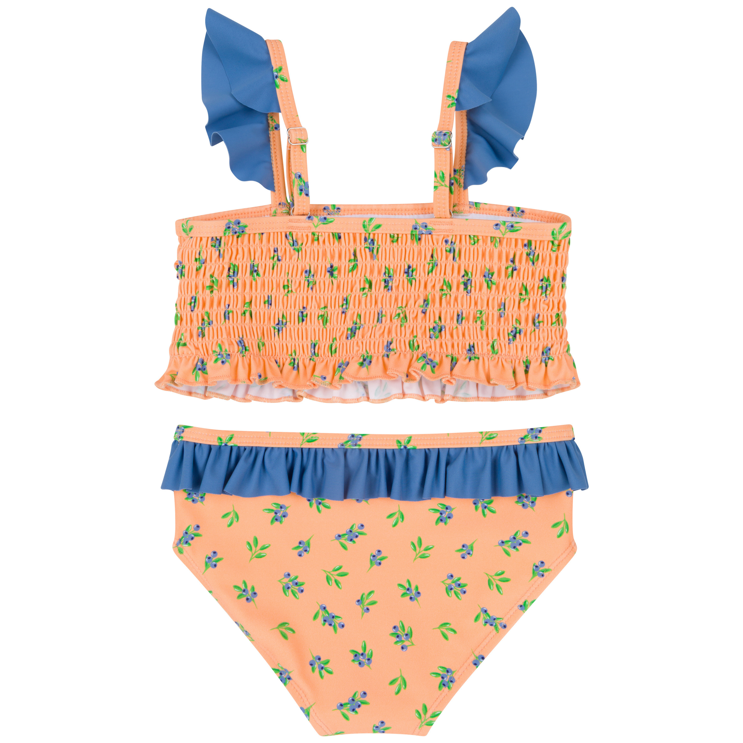 Girls Smocked Bikini (2 Piece) - "Berry Bliss"-SwimZip UPF 50+ Sun Protective Swimwear & UV Zipper Rash Guards-pos11