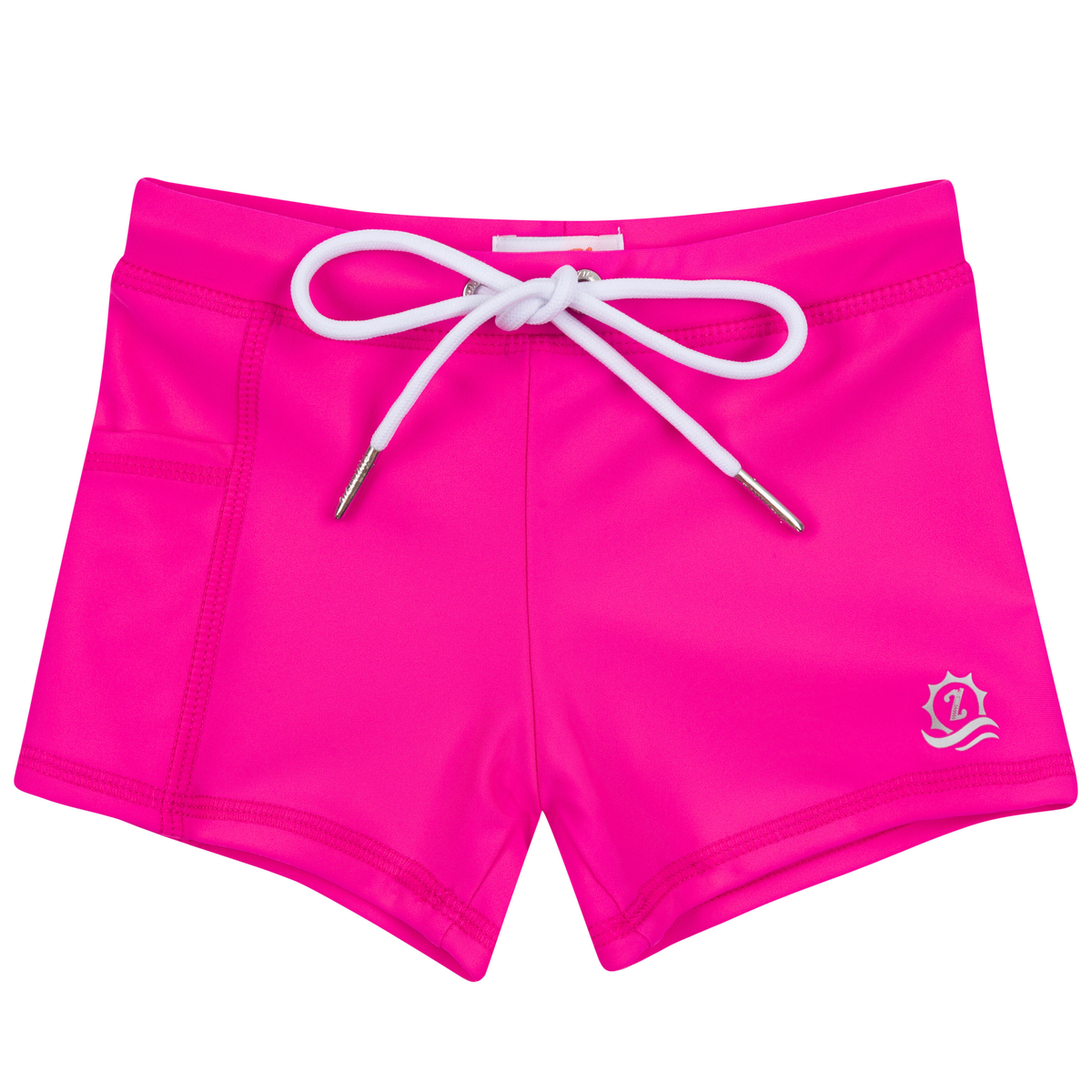 the virgins ／ jersey mini pants SwimZip Kid's Euro Swim Shorties Trunks - Multiple Colors - UPF 50+