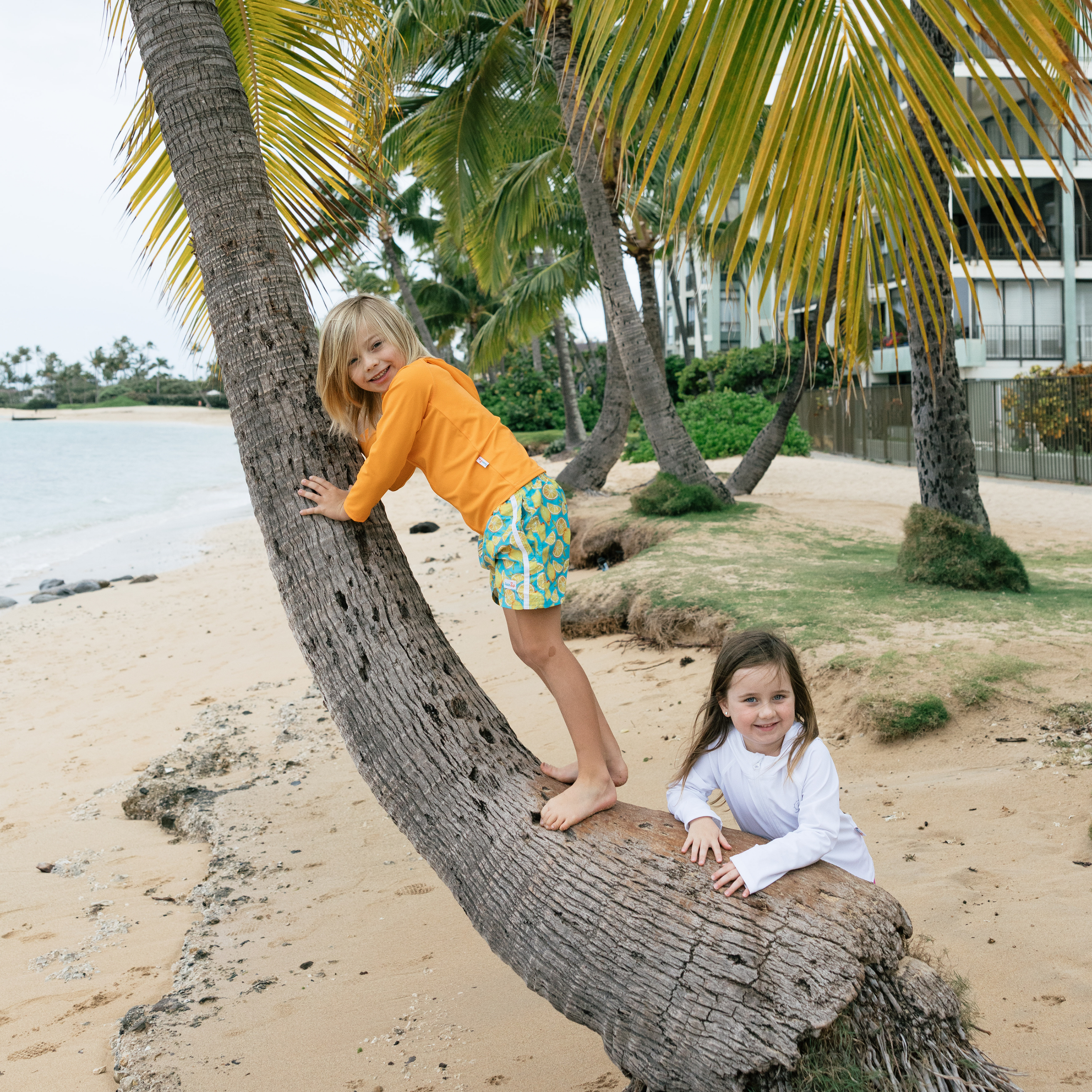 Kids Hooded Long Sleeve Zipper Rash Guard Swim Shirt | "White"-SwimZip UPF 50+ Sun Protective Swimwear & UV Zipper Rash Guards-pos16