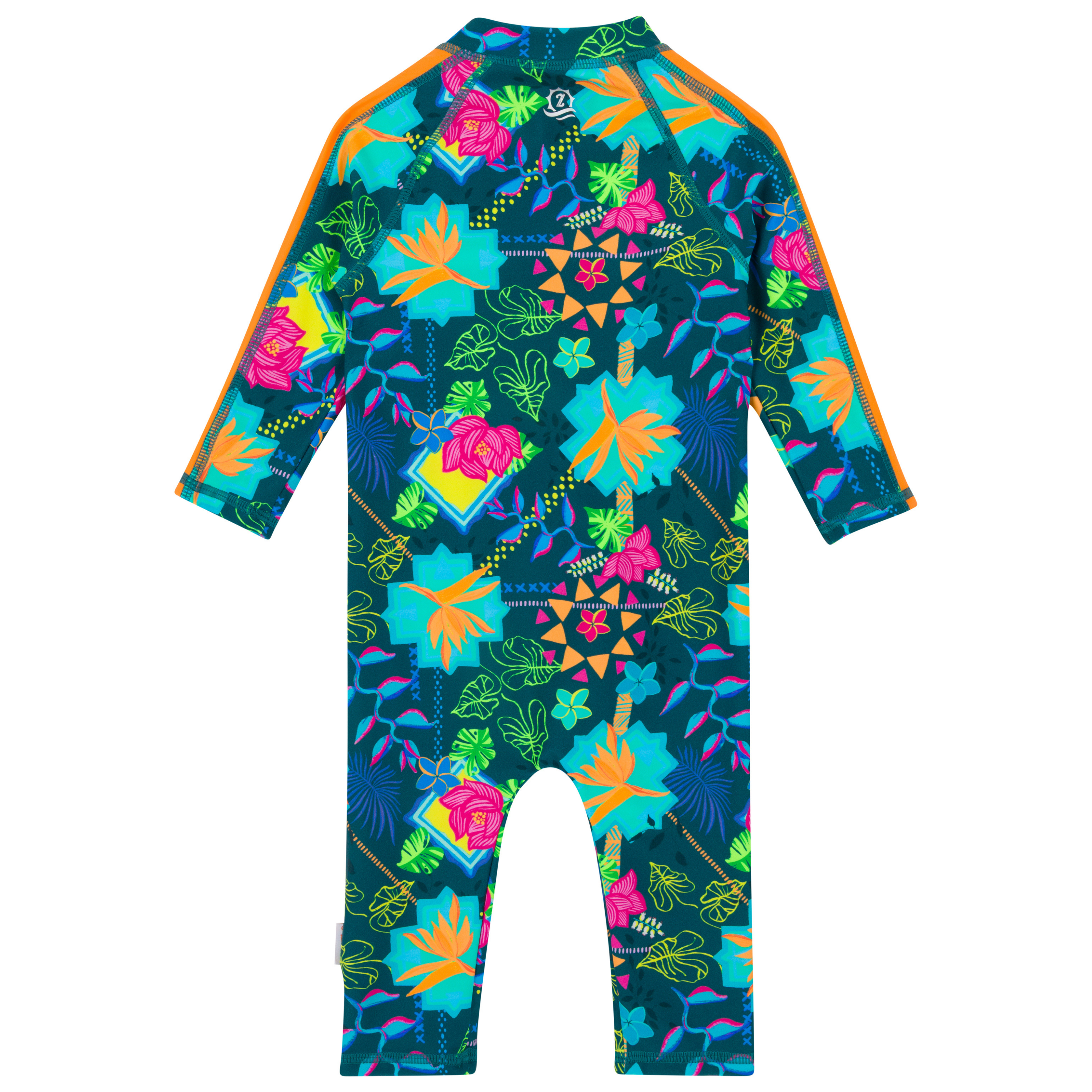 Sunsuit - Long Sleeve Romper Swimsuit | "Summer Max"-SwimZip UPF 50+ Sun Protective Swimwear & UV Zipper Rash Guards-pos12