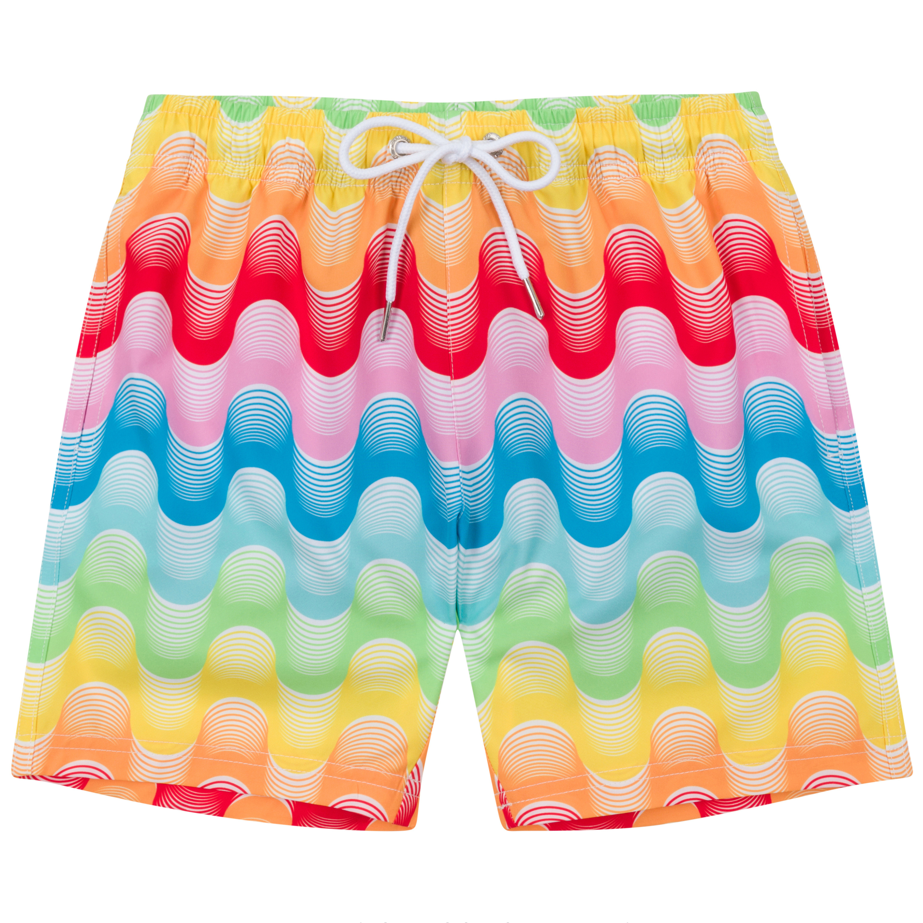 Boys Swim Trunks Boxer Brief Liner (sizes 6-14) | “Surf's Up"-6-8-Surf's Up-SwimZip UPF 50+ Sun Protective Swimwear & UV Zipper Rash Guards-pos1