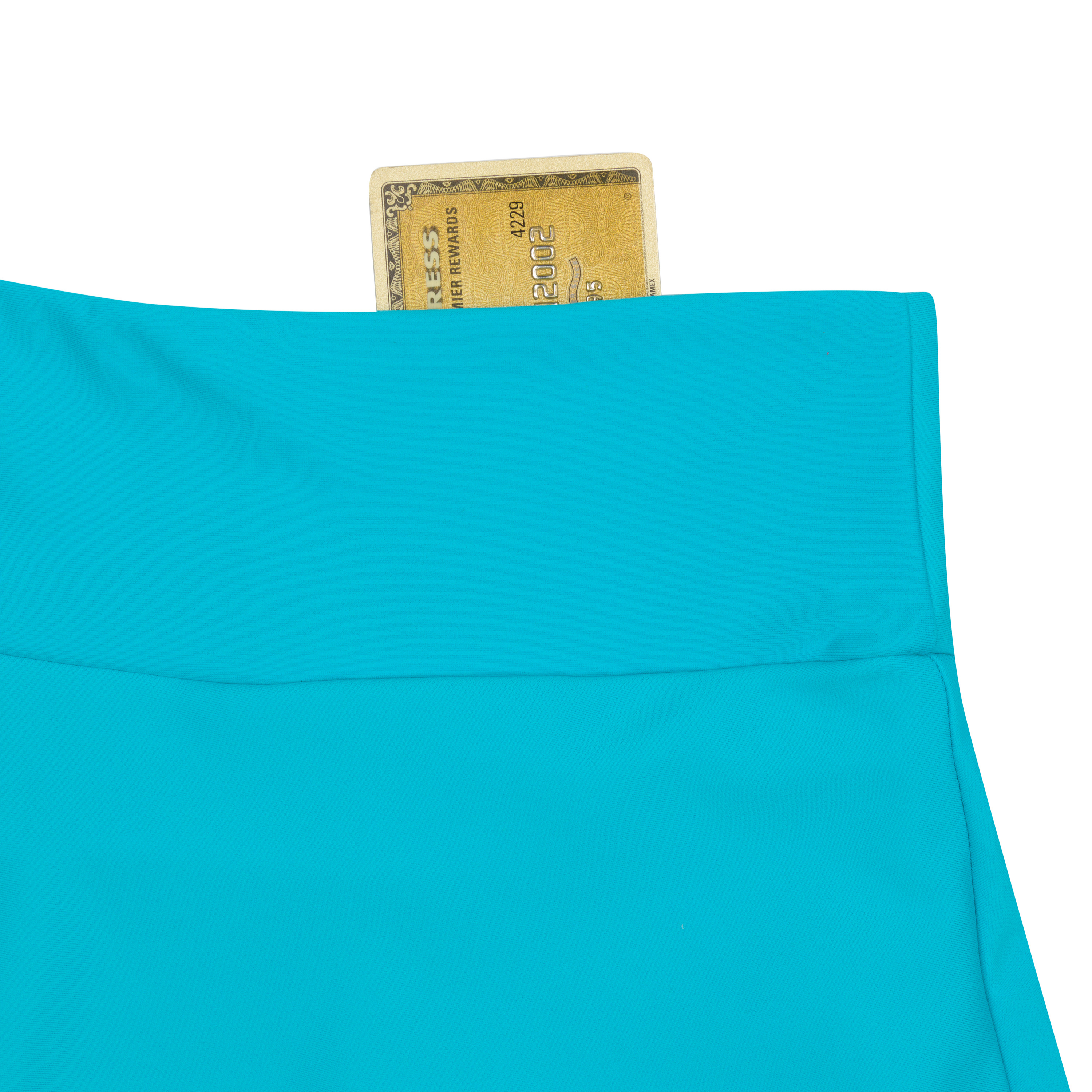 Women's A-Line Swim Skirt Swim Bottom | "Scuba Blue"-SwimZip UPF 50+ Sun Protective Swimwear & UV Zipper Rash Guards-pos8