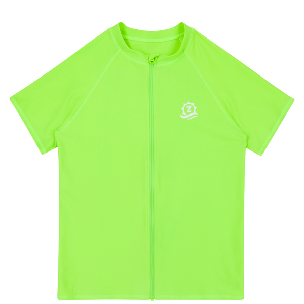 Men's Short Sleeve Rash Guard | “Electric Green