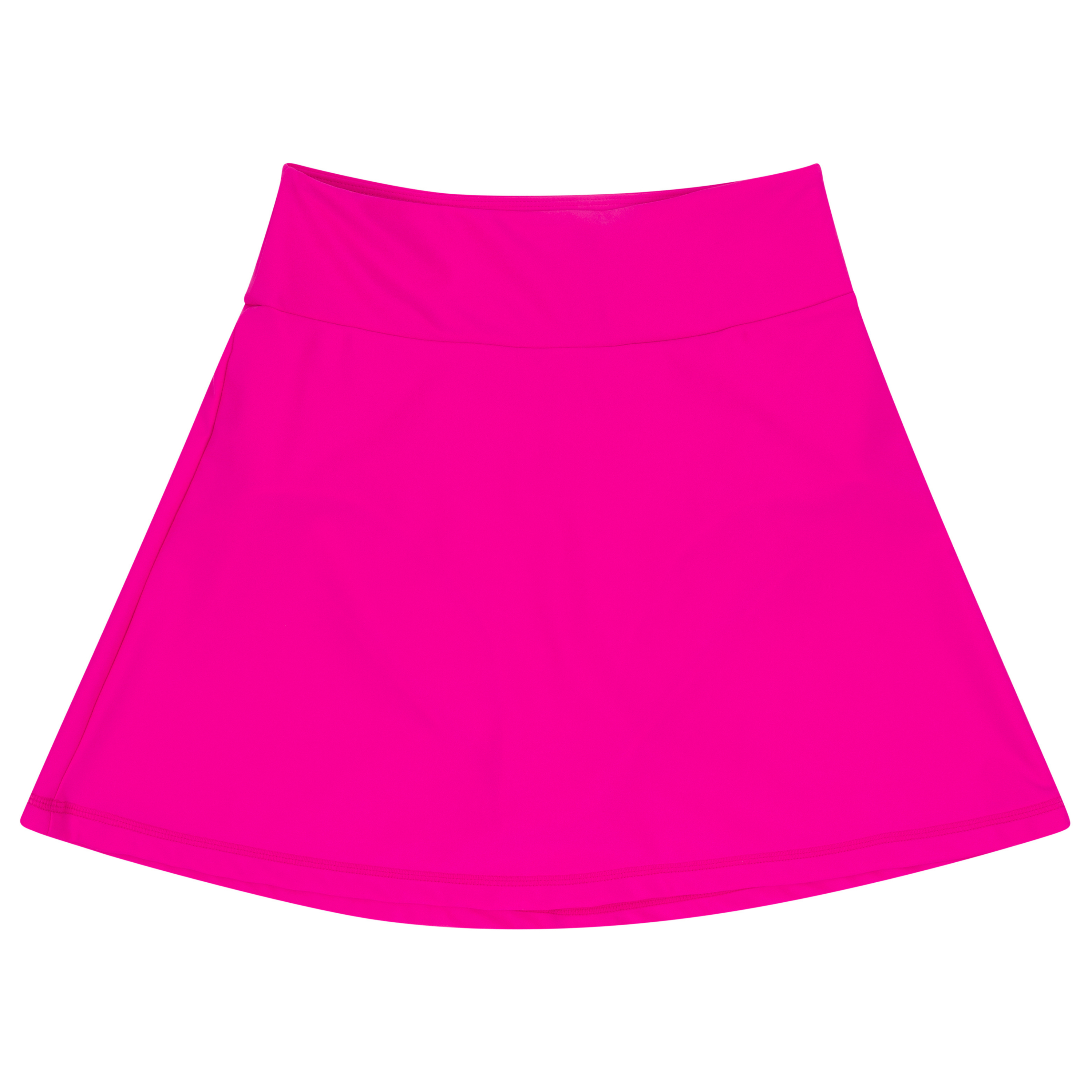 Women's A-Line Tummy Control Swim Skirt | "Manic Magenta"-XS-Manic Magenta-SwimZip UPF 50+ Sun Protective Swimwear & UV Zipper Rash Guards-pos1