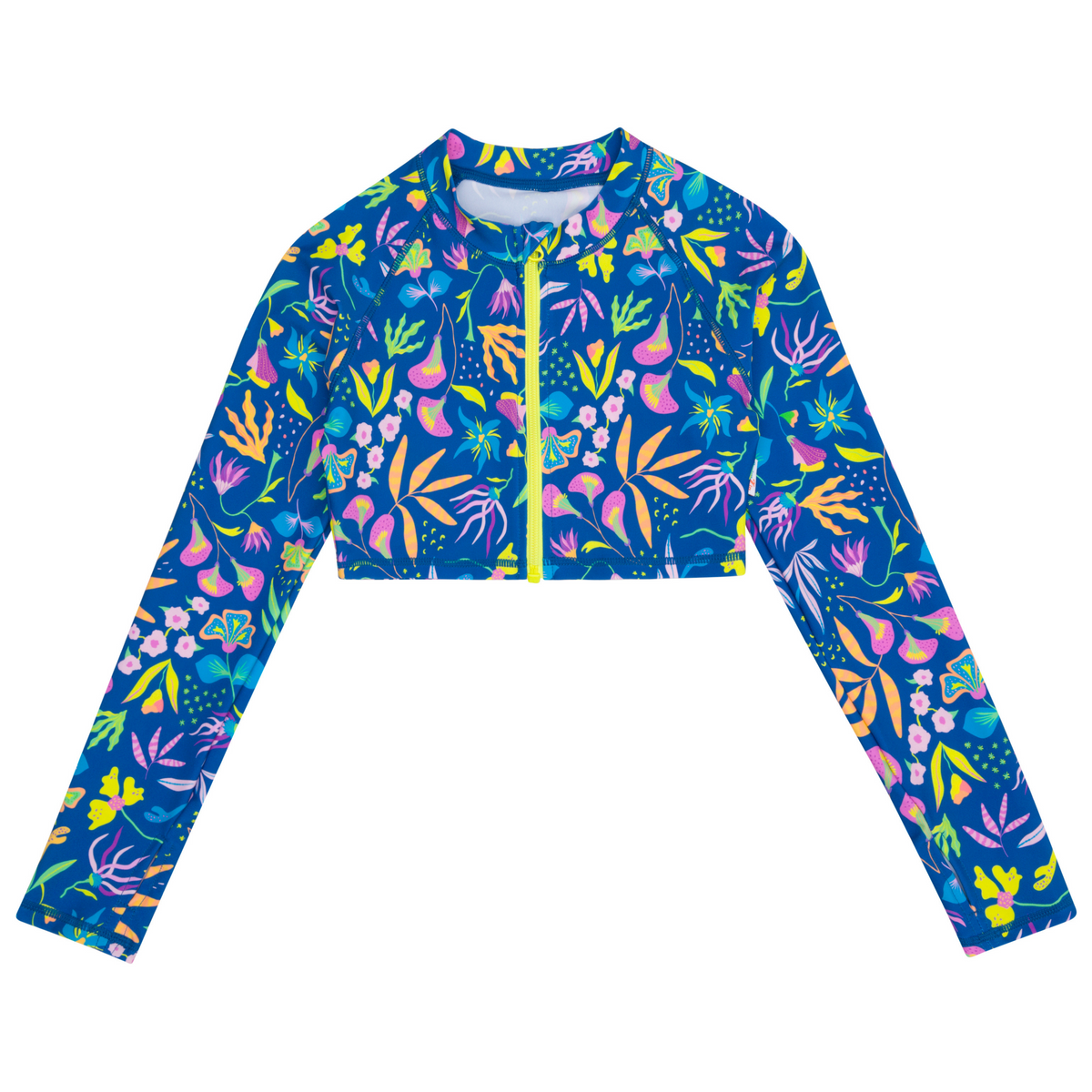 Girls Long Sleeve Crop Rash Guard |