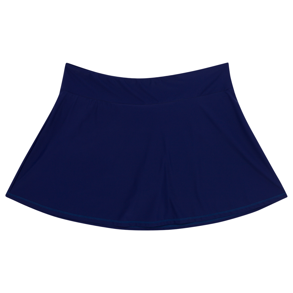 Navy A-Line Tummy Control Swim Skirt for Women