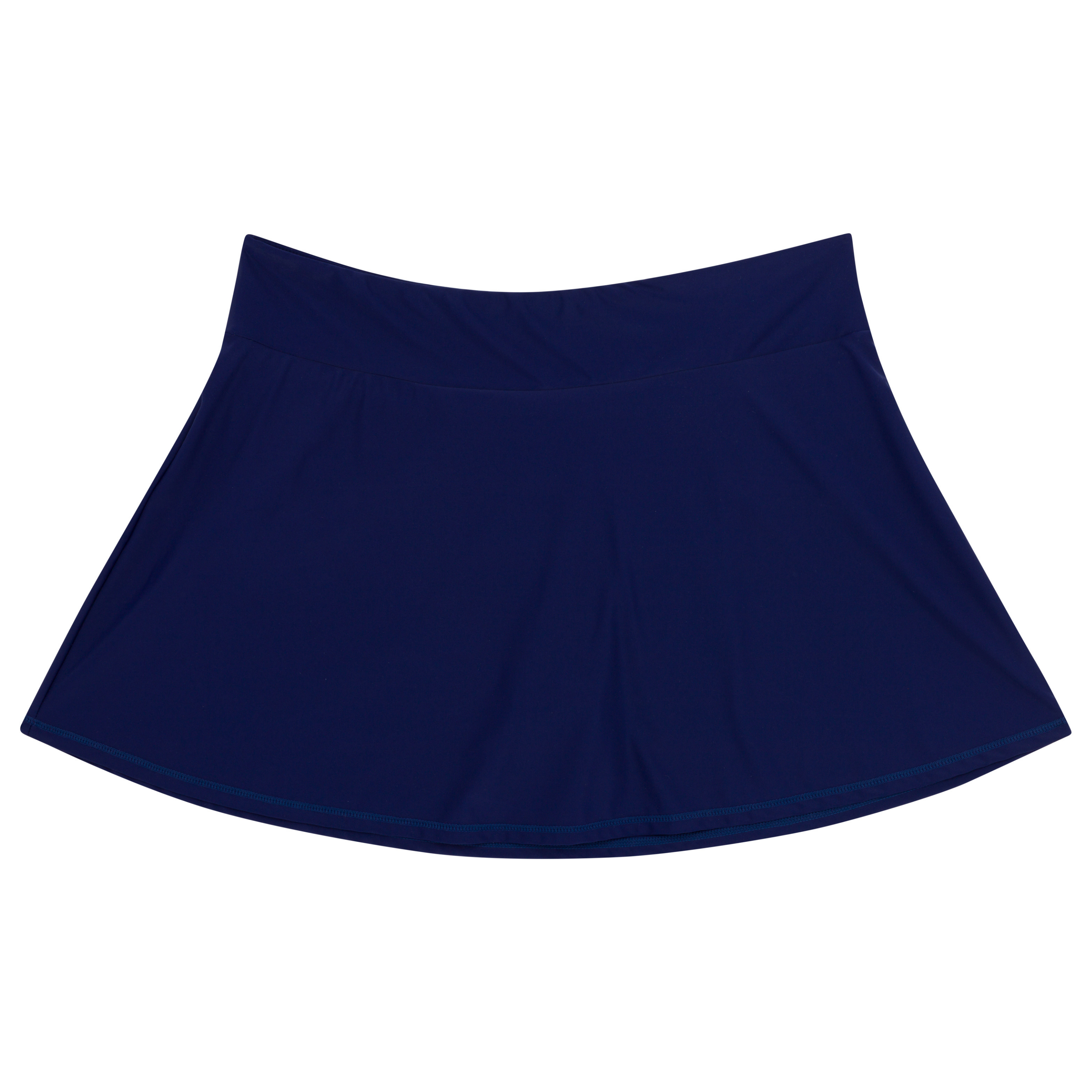 Women's A-Line Swim Skirt Swim Bottom | "Navy"-XS-Navy-SwimZip UPF 50+ Sun Protective Swimwear & UV Zipper Rash Guards-pos1