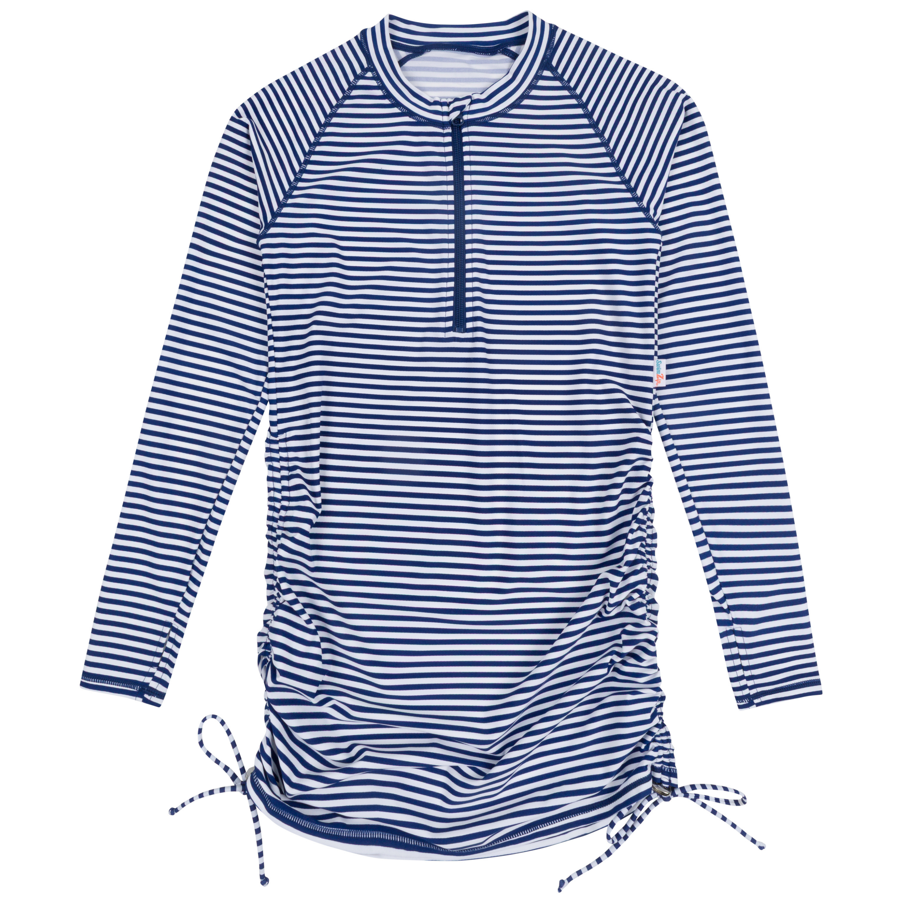 Women's Half Zip Swim Dress Cover Up | "Stunner"-SwimZip UPF 50+ Sun Protective Swimwear & UV Zipper Rash Guards-pos1