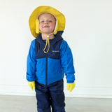 Kids Tundra Ear Flap Fleece Winter Wide Brim Sun Hat - Radiant Yellow-SwimZip UPF 50+ Sun Protective Swimwear & UV Zipper Rash Guards-pos7