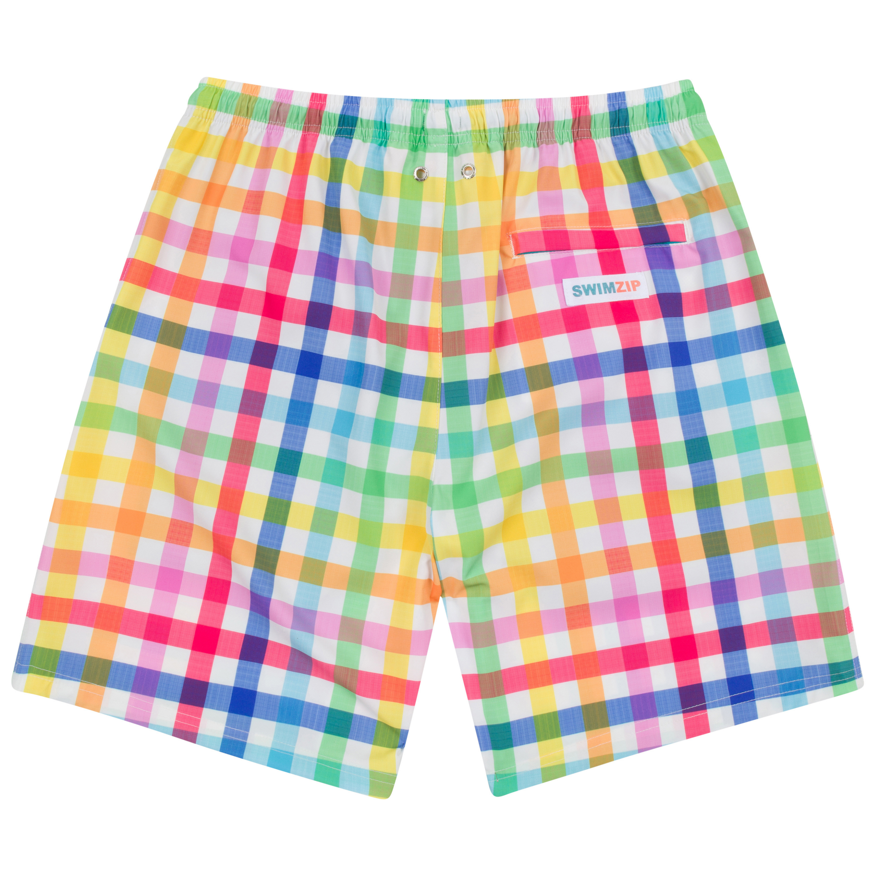 Men's 8" Swim Trunks Boxer Brief Liner | "Picnic Party"-SwimZip UPF 50+ Sun Protective Swimwear & UV Zipper Rash Guards-pos15