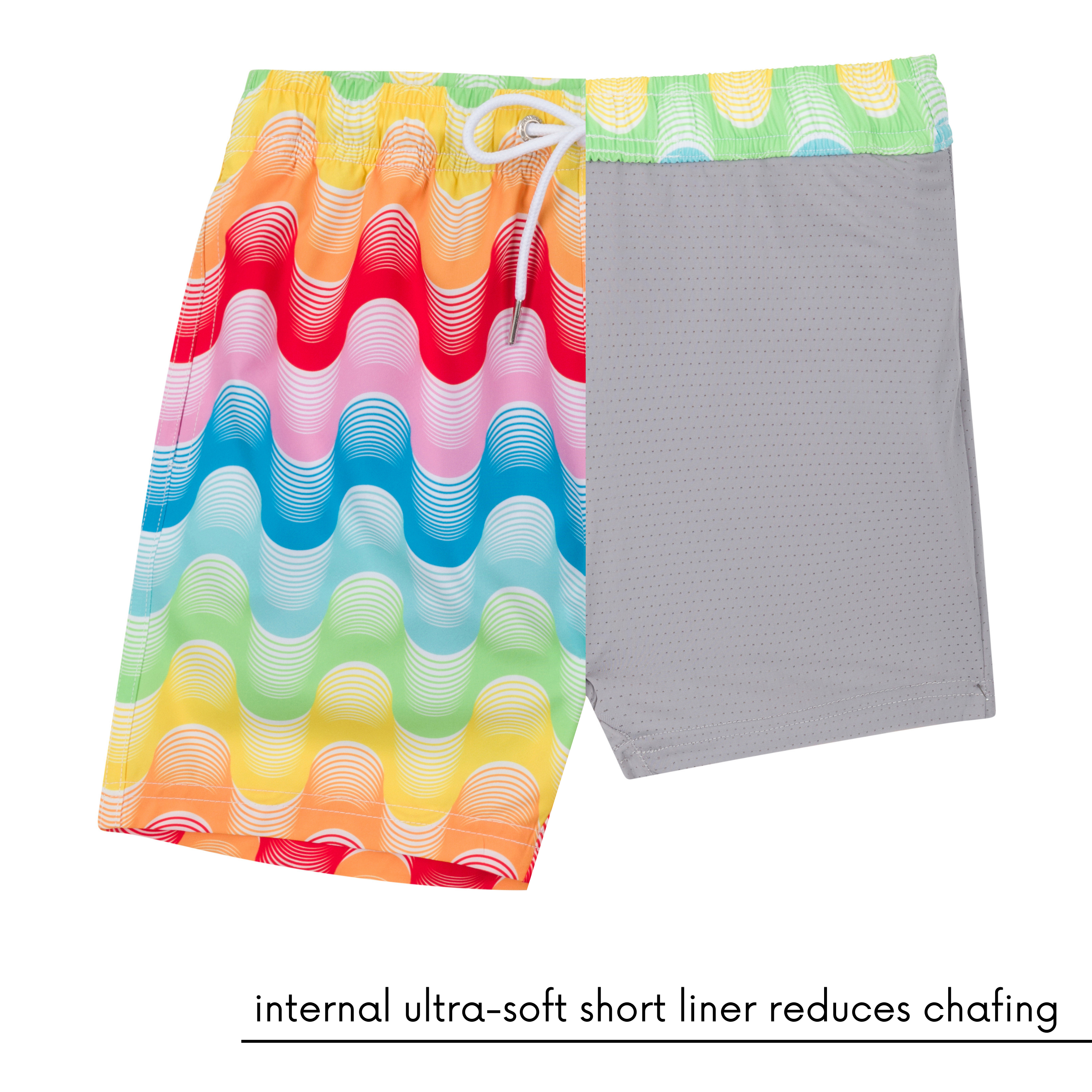 Boys Swim Trunks Boxer Brief Liner (sizes 6-14) | “Surf's Up"-SwimZip UPF 50+ Sun Protective Swimwear & UV Zipper Rash Guards-pos7