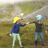 Kids Tundra Ear Flap Fleece Winter Wide Brim Sun Hat - Radiant Yellow-SwimZip UPF 50+ Sun Protective Swimwear & UV Zipper Rash Guards-pos5