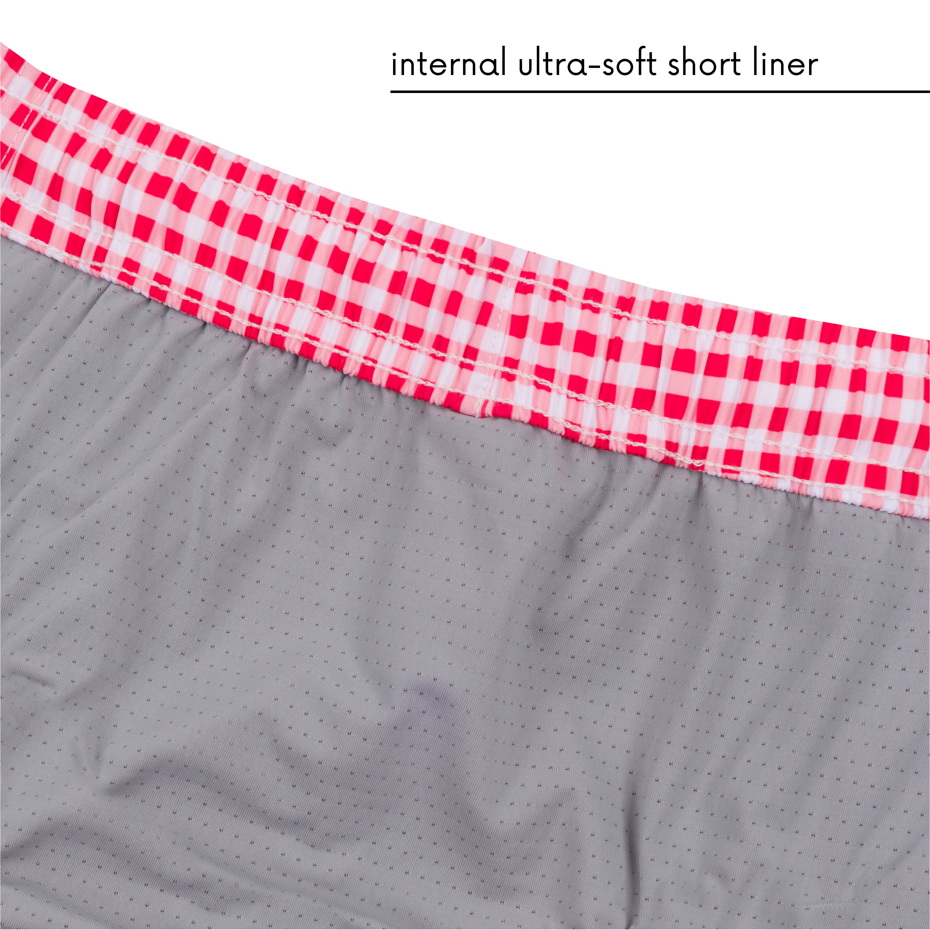 Boys Long Sleeve Zipper Rash Guard and Swim Trunk Set | "Red Gingham"-SwimZip UPF 50+ Sun Protective Swimwear & UV Zipper Rash Guards-pos7