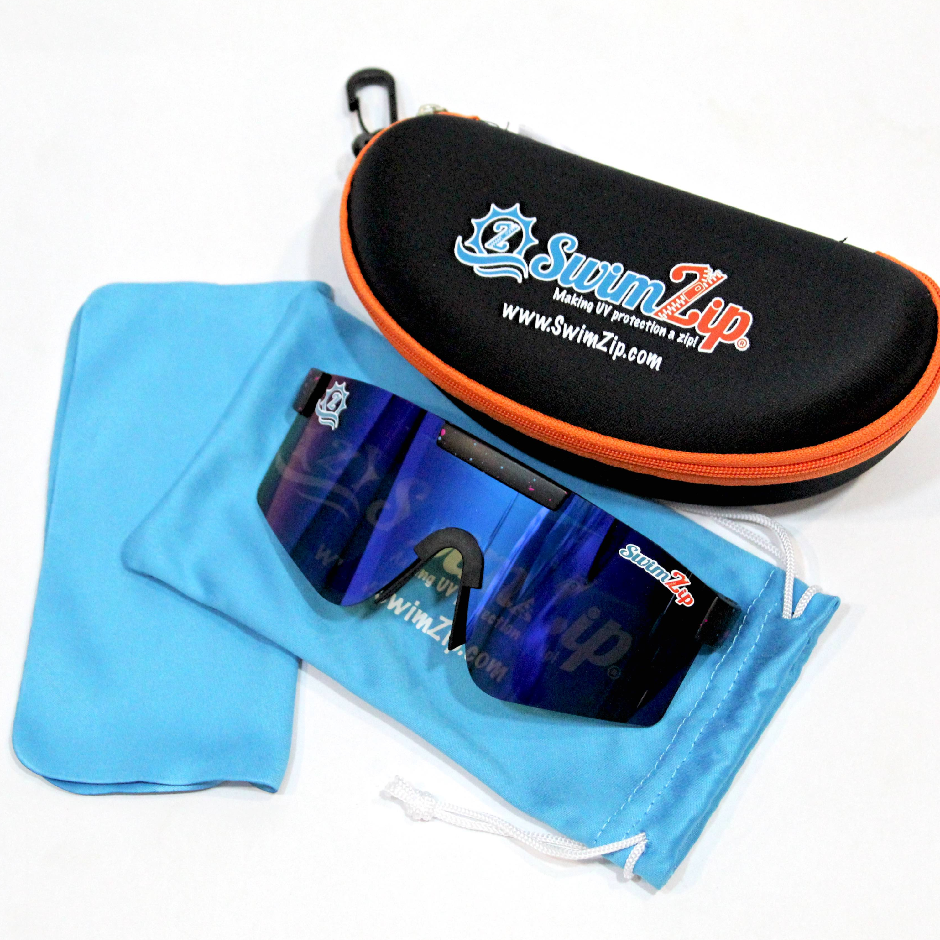 Viper Style UV Sunglasses | Sapphire Sea-SwimZip UPF 50+ Sun Protective Swimwear & UV Zipper Rash Guards-pos4