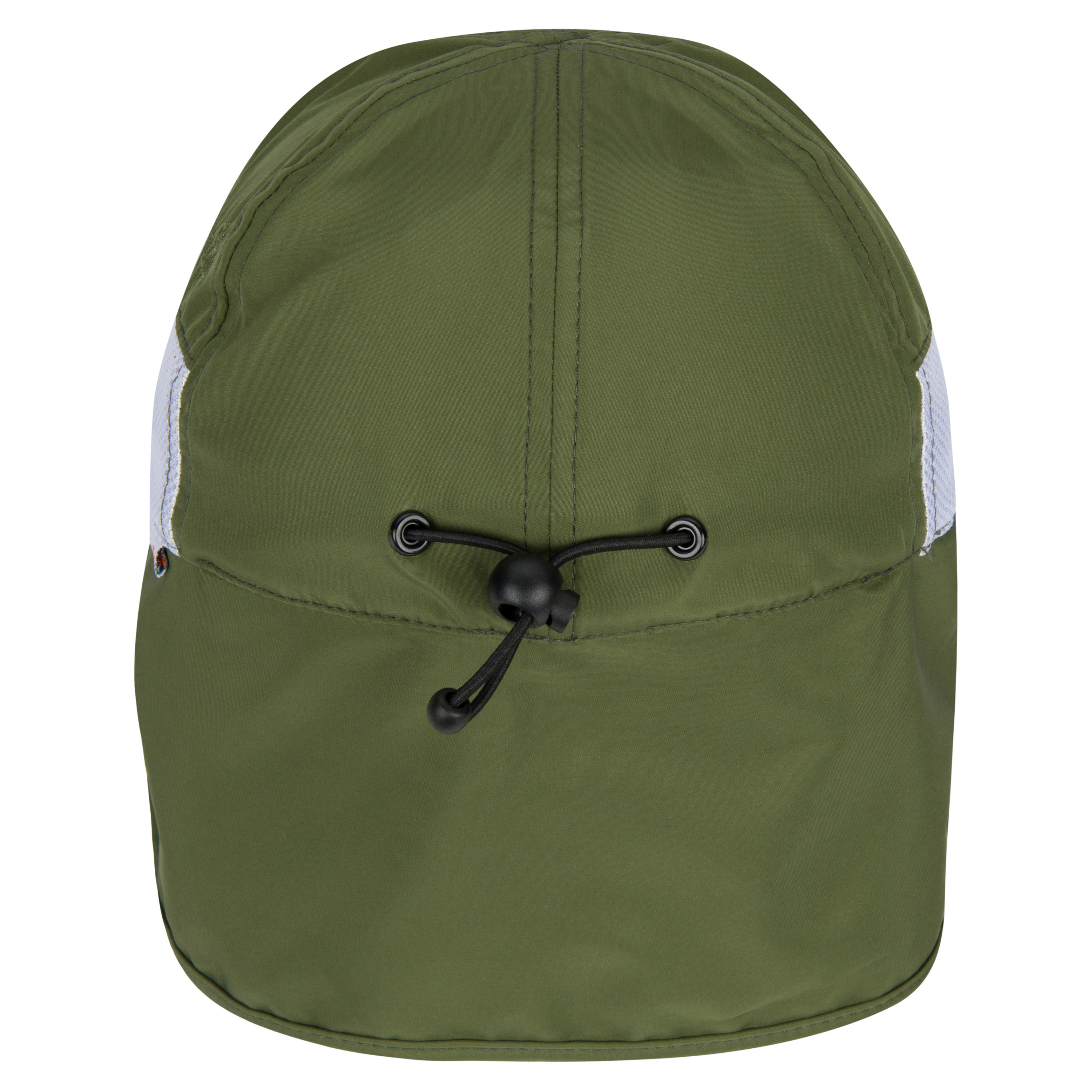 Kids Flap Hat | Olive-SwimZip UPF 50+ Sun Protective Swimwear & UV Zipper Rash Guards-pos2