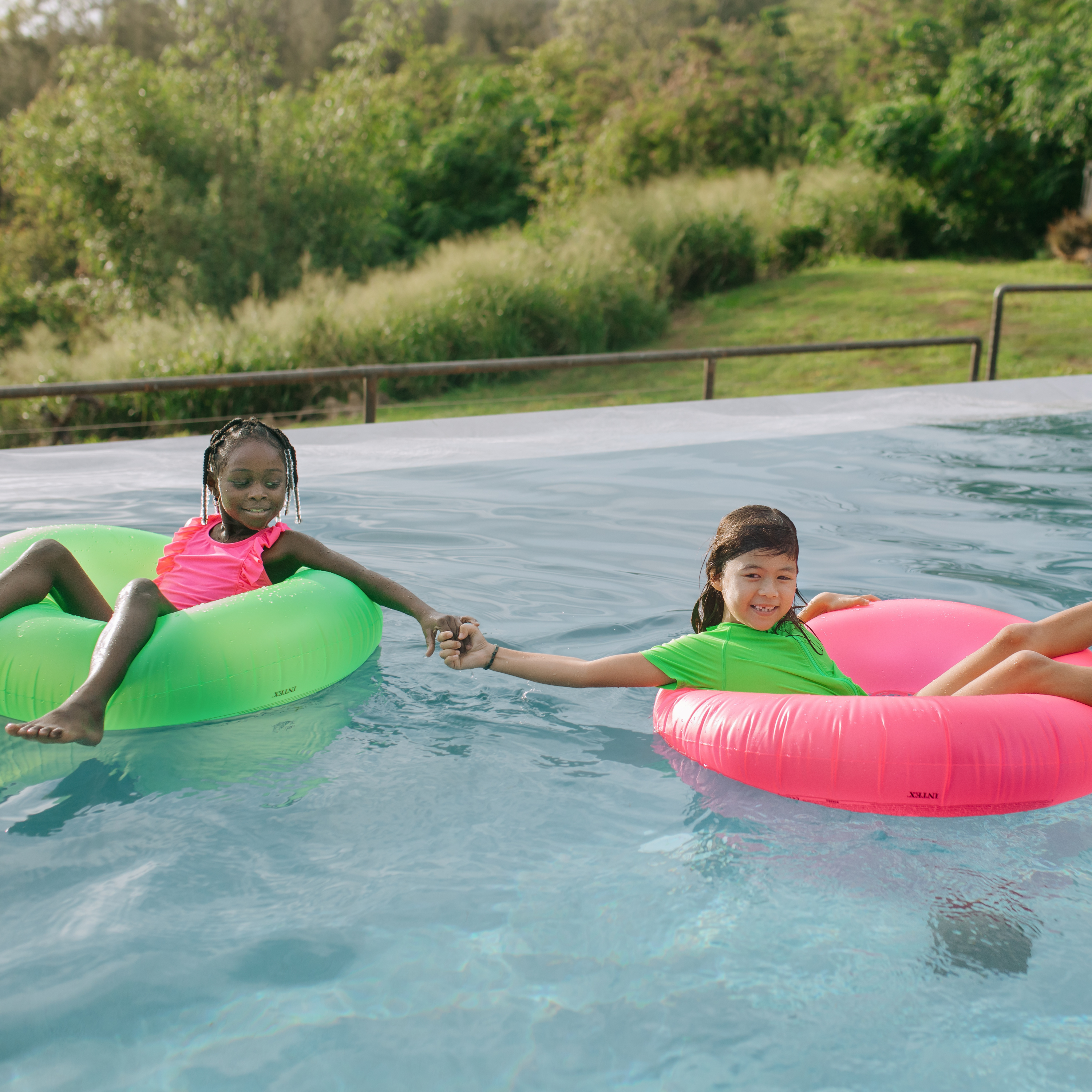 Pink ruffle one piece swimsuit sales