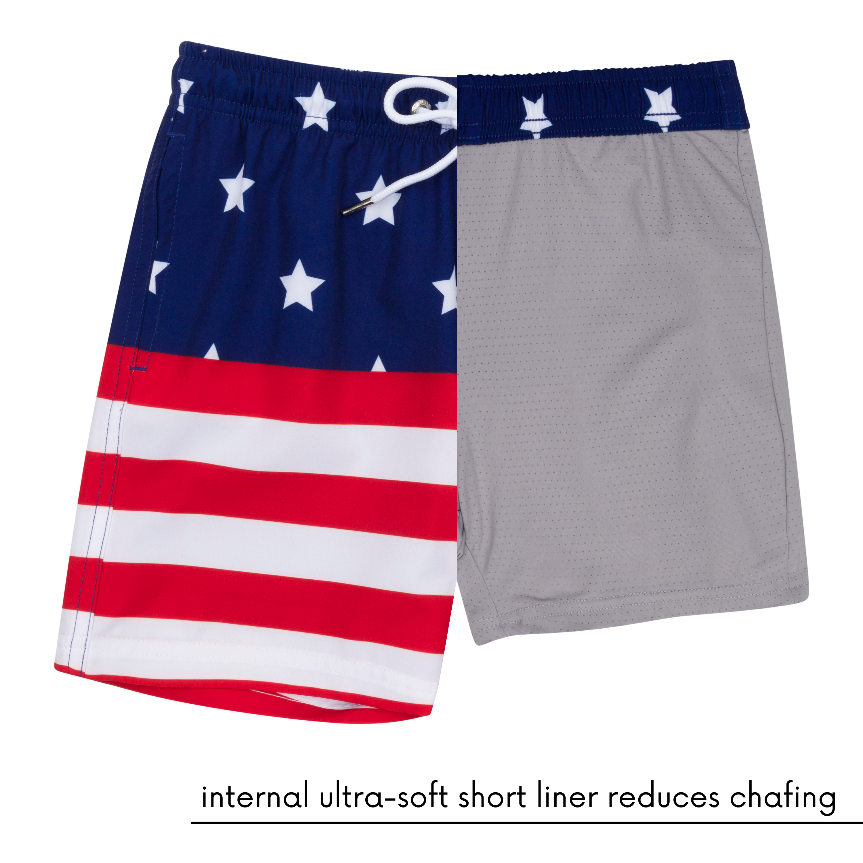 Boys Swim Trunks Boxer Brief Liner (sizes 6-14) | “Americana"-SwimZip UPF 50+ Sun Protective Swimwear & UV Zipper Rash Guards-pos5
