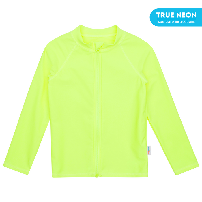 Kids half-zip rash guard in beach balls main image 1