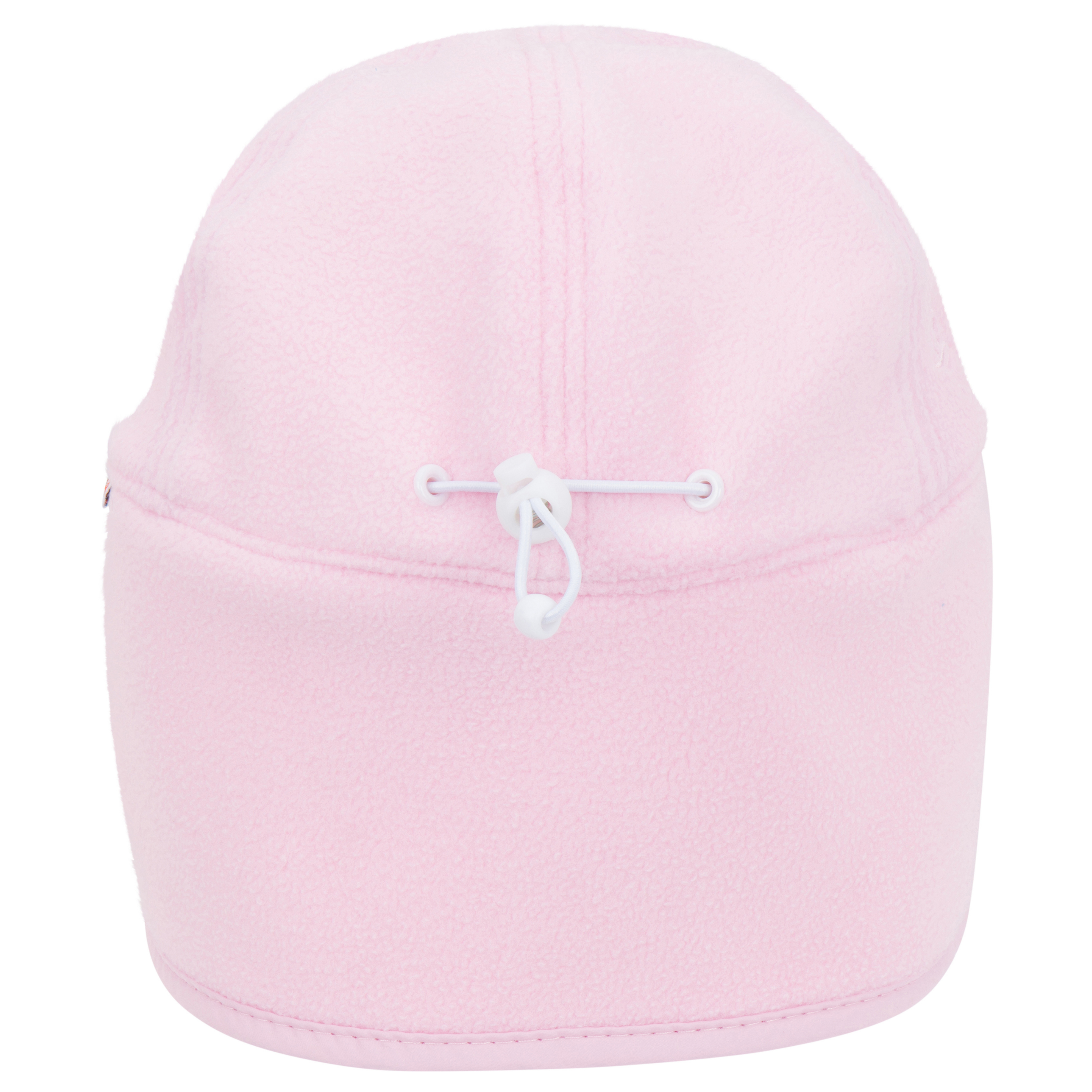 Kids Frosty Fleece Winter Flap Hat - Frosted Pink-SwimZip UPF 50+ Sun Protective Swimwear & UV Zipper Rash Guards-pos6