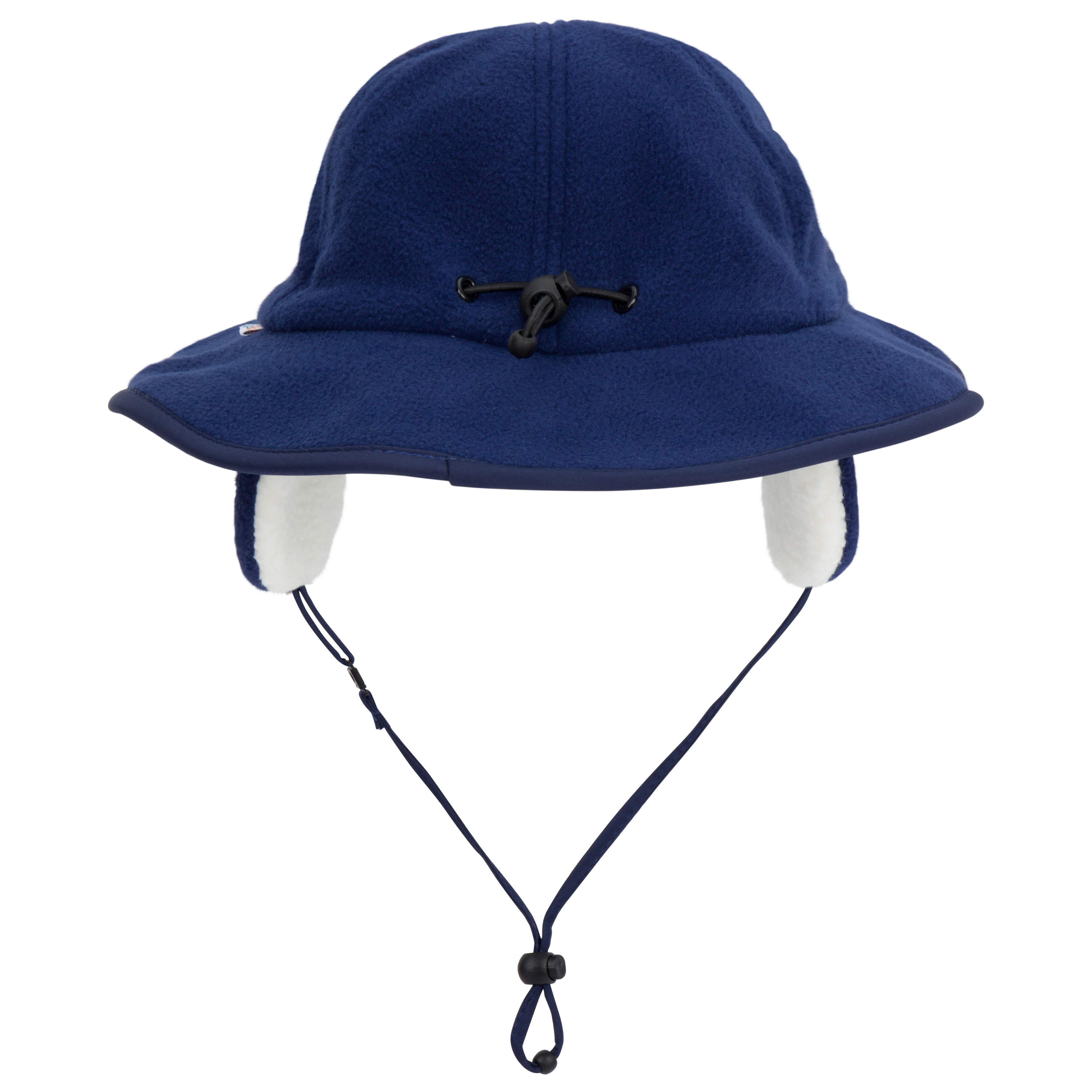 Kids Tundra Ear Flap Fleece Winter Wide Brim Sun Hat - Midnight-SwimZip UPF 50+ Sun Protective Swimwear & UV Zipper Rash Guards-pos6