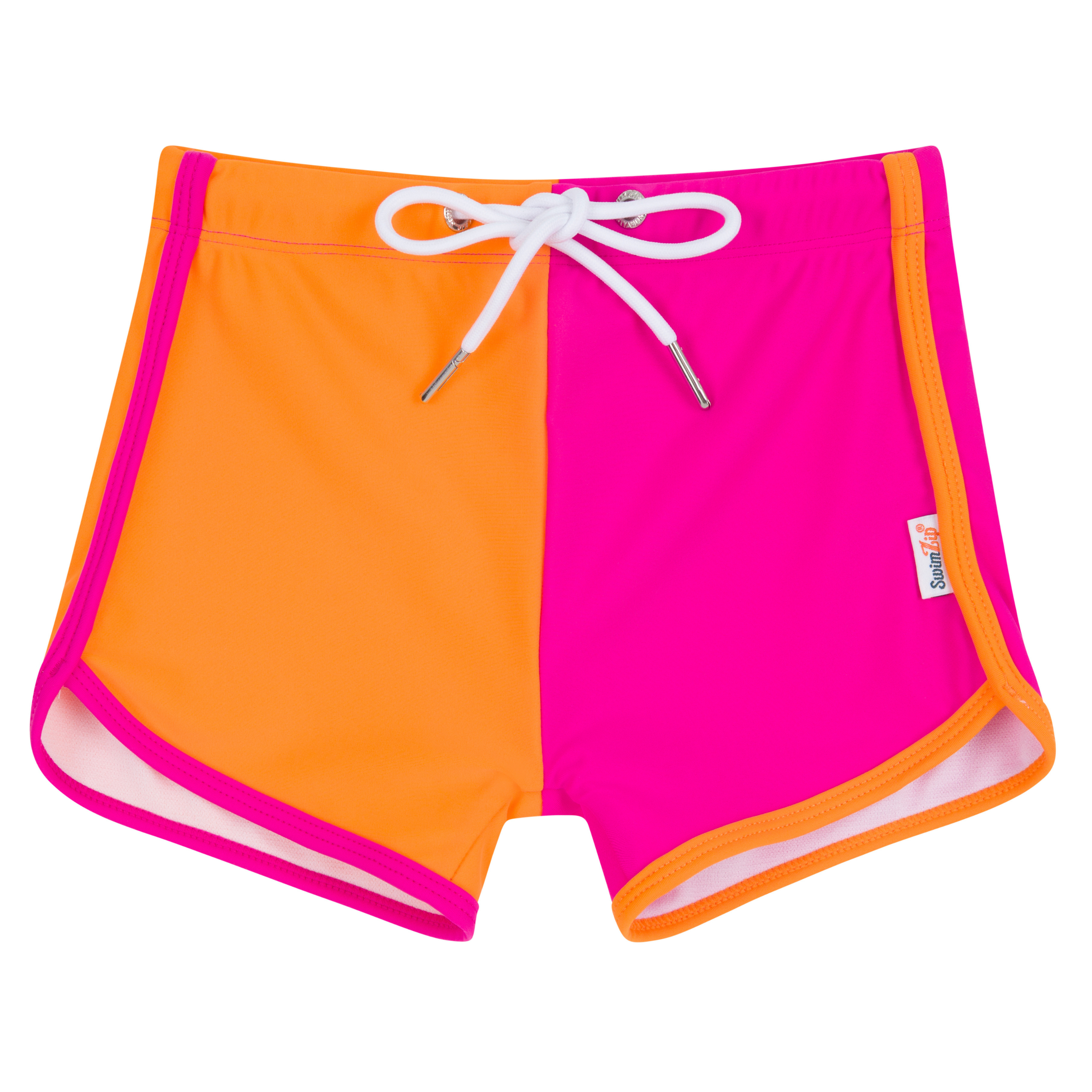 Kids Swim Track Shorts | "Surge"-6-12 Month-Surge-SwimZip UPF 50+ Sun Protective Swimwear & UV Zipper Rash Guards-pos1
