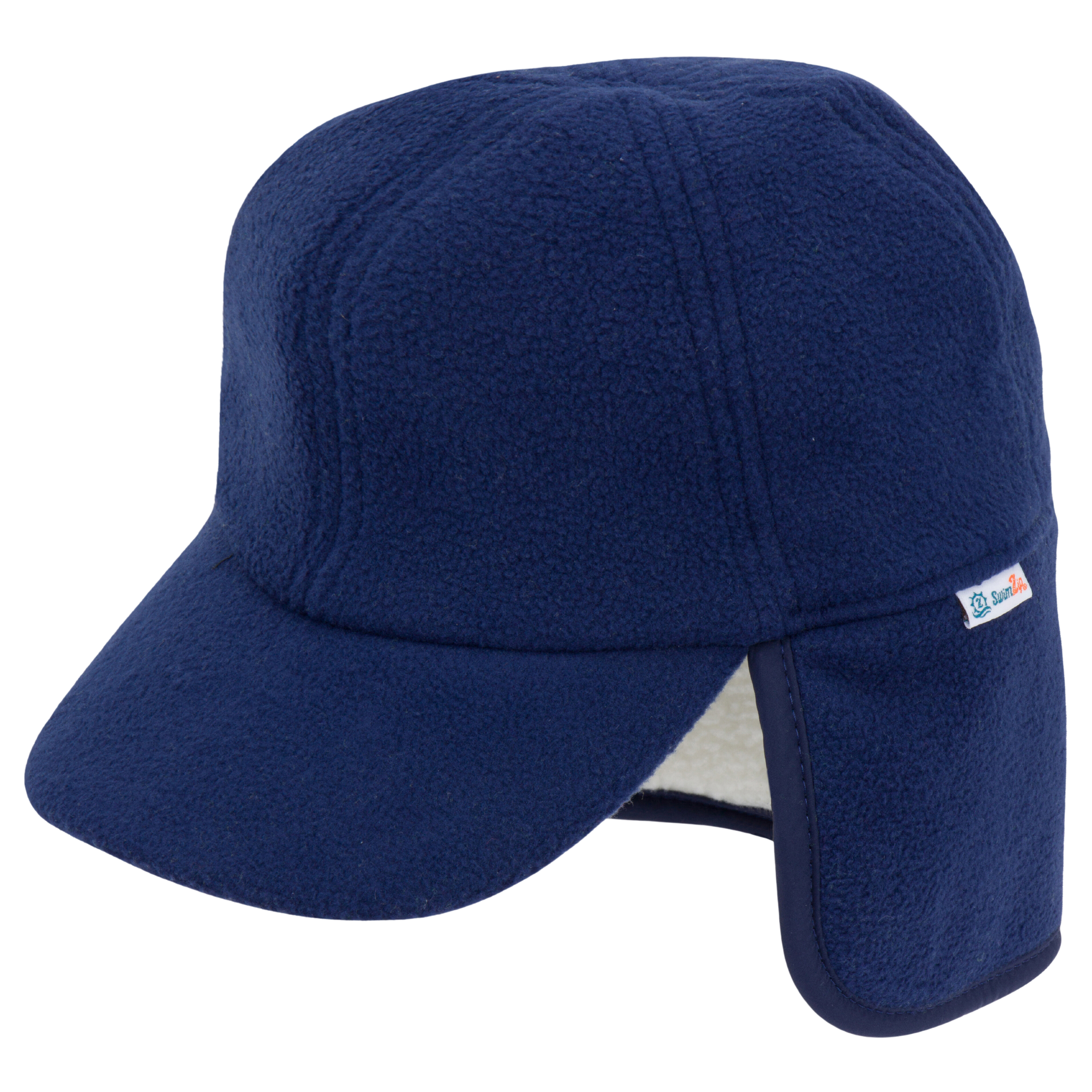 Kids Frosty Fleece Winter Flap Hat - Midnight-0-6 Month-Midnight-SwimZip UPF 50+ Sun Protective Swimwear & UV Zipper Rash Guards-pos1