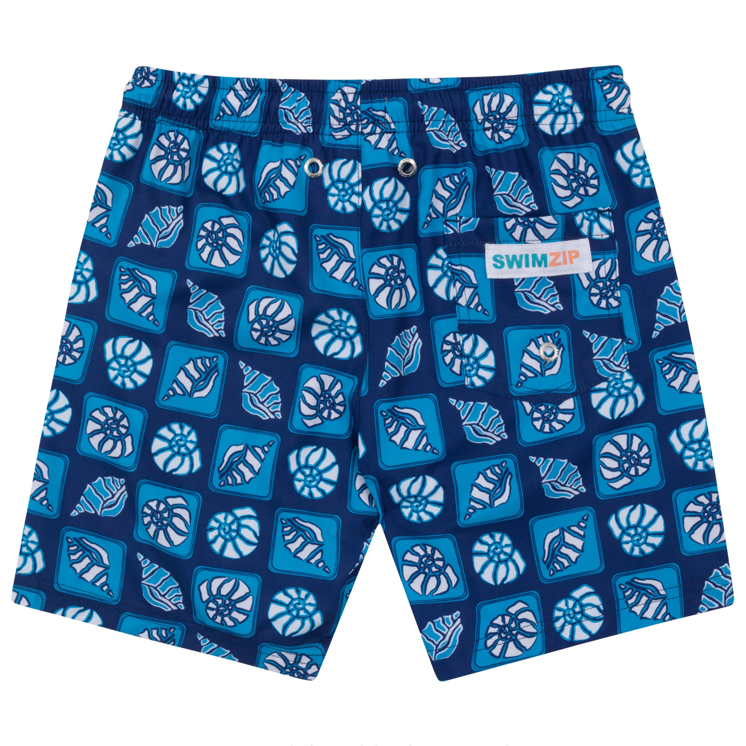 Boys Swim Trunks Boxer Brief Liner (sizes 6-14) | “Coastal"-SwimZip UPF 50+ Sun Protective Swimwear & UV Zipper Rash Guards-pos9