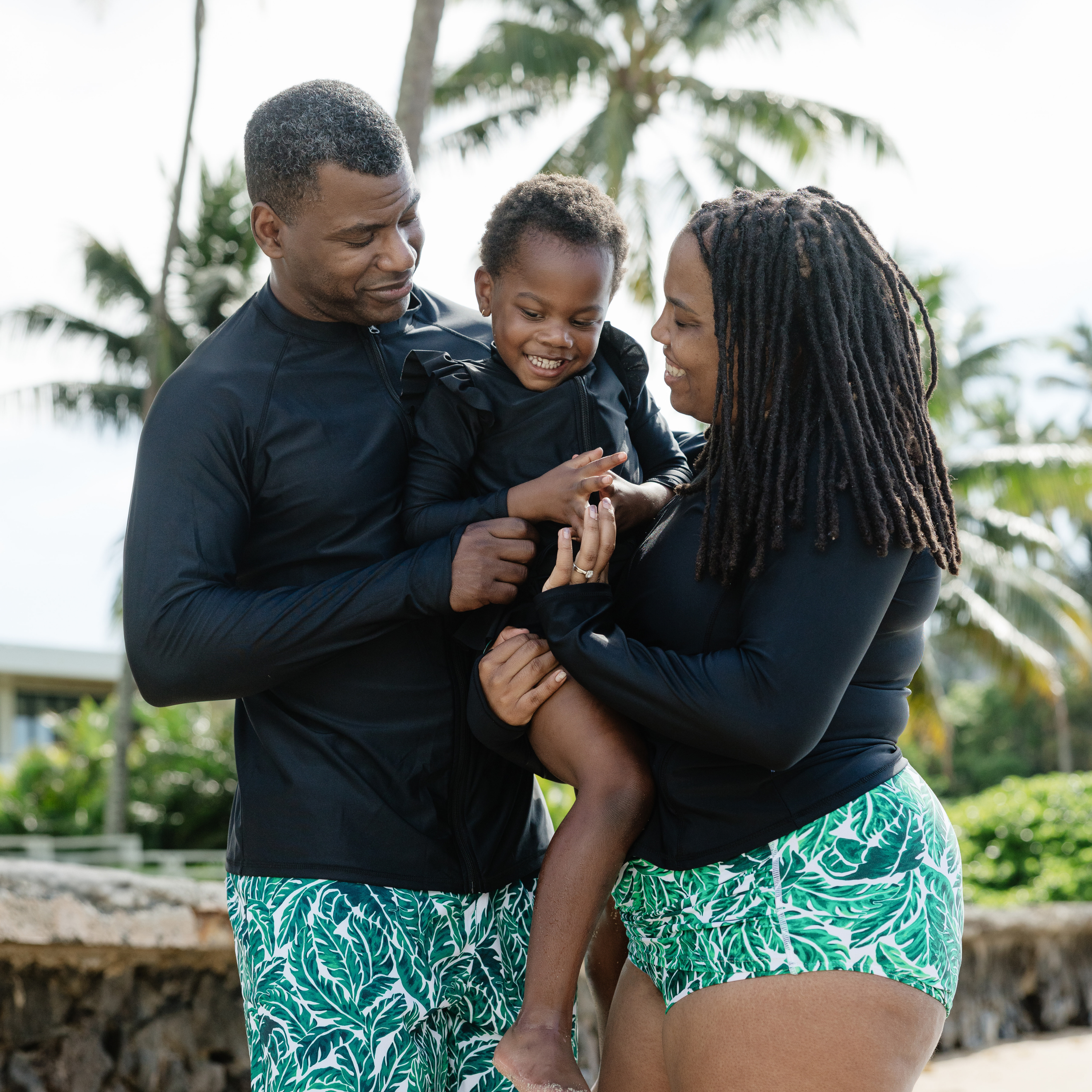 Women's Long Sleeve Rash Guard with Pockets | "Black"-SwimZip UPF 50+ Sun Protective Swimwear & UV Zipper Rash Guards-pos6