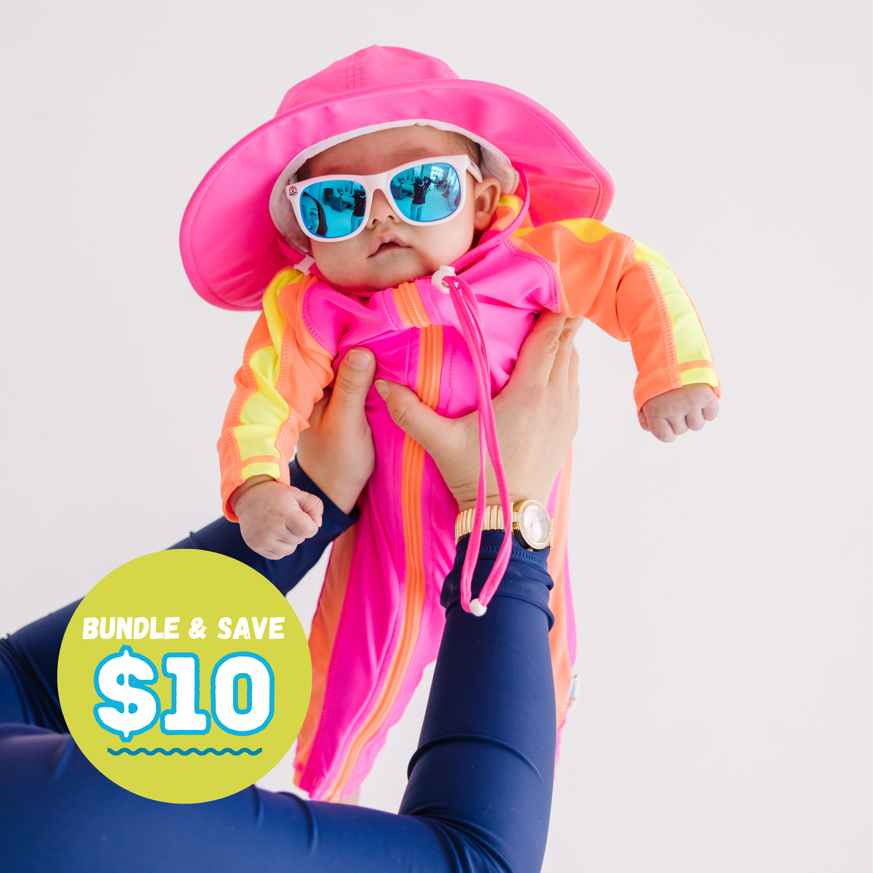 Baby Bundle-SwimZip UPF 50+ Sun Protective Swimwear & UV Zipper Rash Guards-pos5