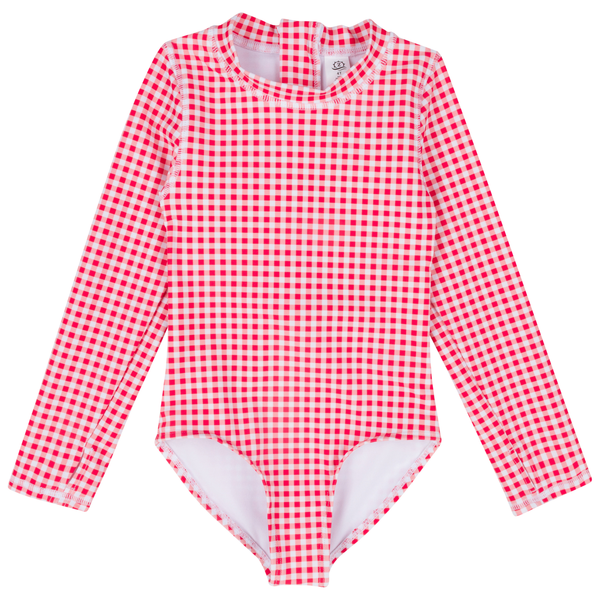 Girls Long Sleeve Surf Suit (One Piece Bodysuit) | 