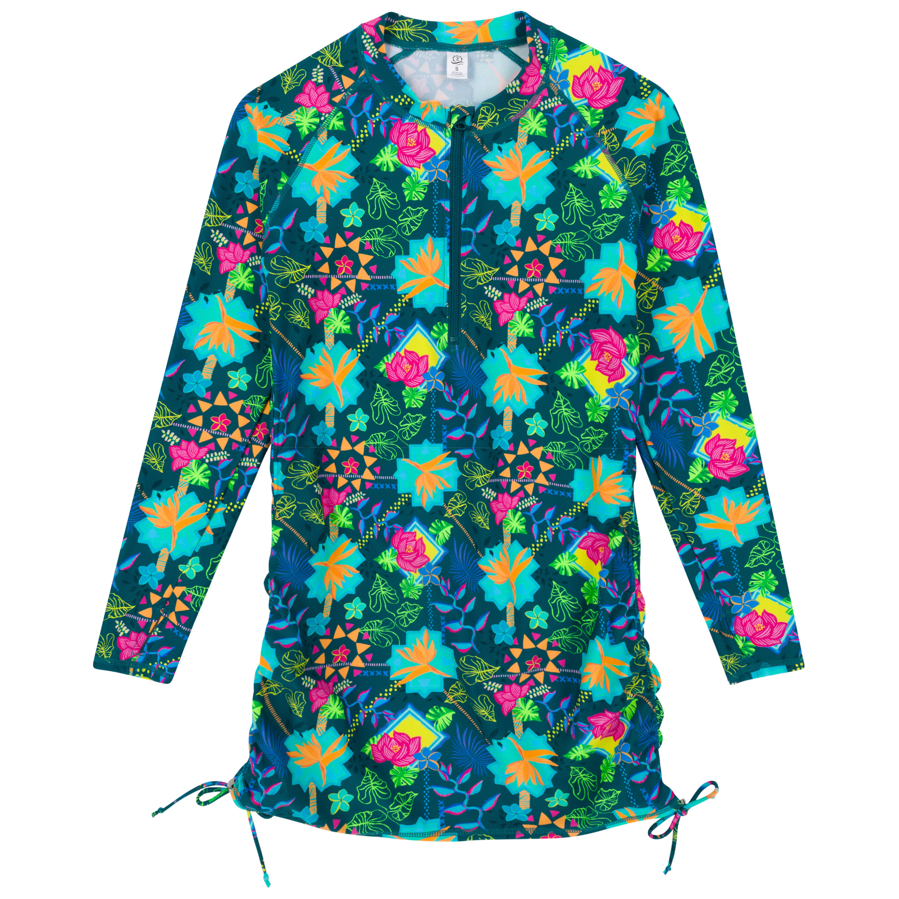 Women's Half Zip Swim Dress Cover Up | "Summer Max"-XS-Summer Max-SwimZip UPF 50+ Sun Protective Swimwear & UV Zipper Rash Guards-pos1