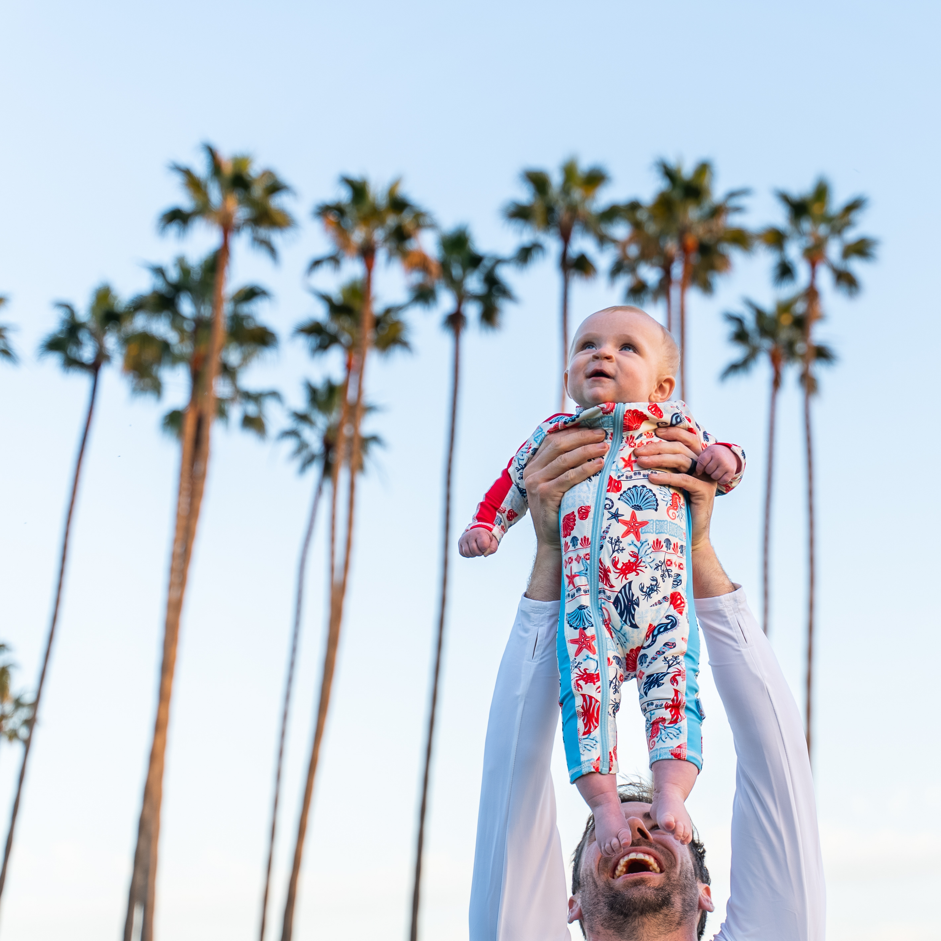 Sunsuit - Long Sleeve Romper Swimsuit | "Marina"-SwimZip UPF 50+ Sun Protective Swimwear & UV Zipper Rash Guards-pos2