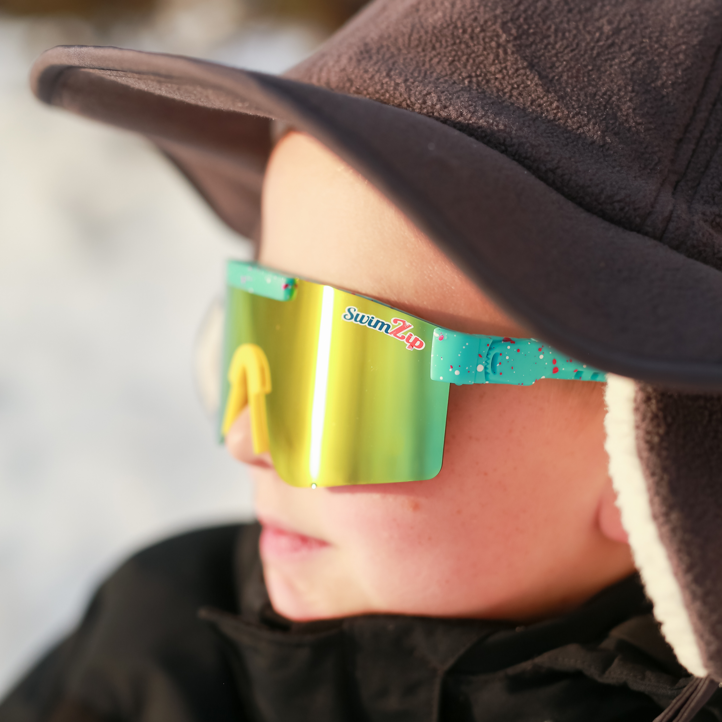 Viper Style UV Sunglasses | Blazing Bright-SwimZip UPF 50+ Sun Protective Swimwear & UV Zipper Rash Guards-pos6