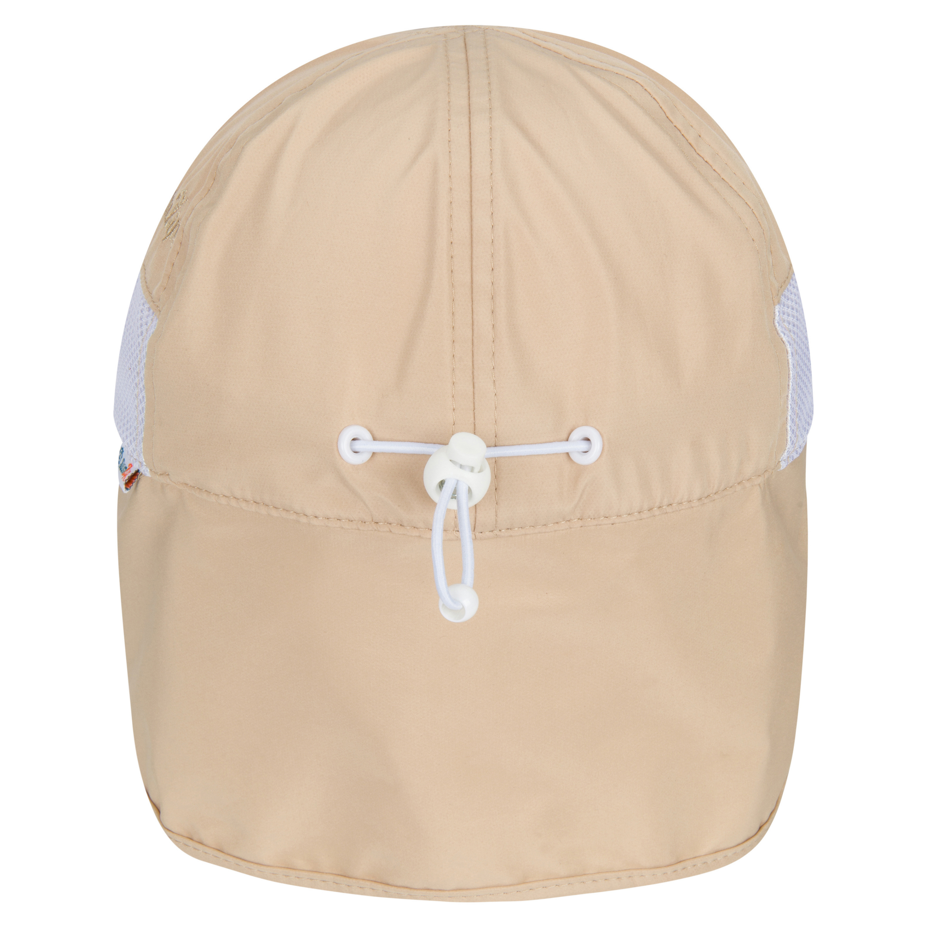 Kids Flap Hat | Beige-SwimZip UPF 50+ Sun Protective Swimwear & UV Zipper Rash Guards-pos2