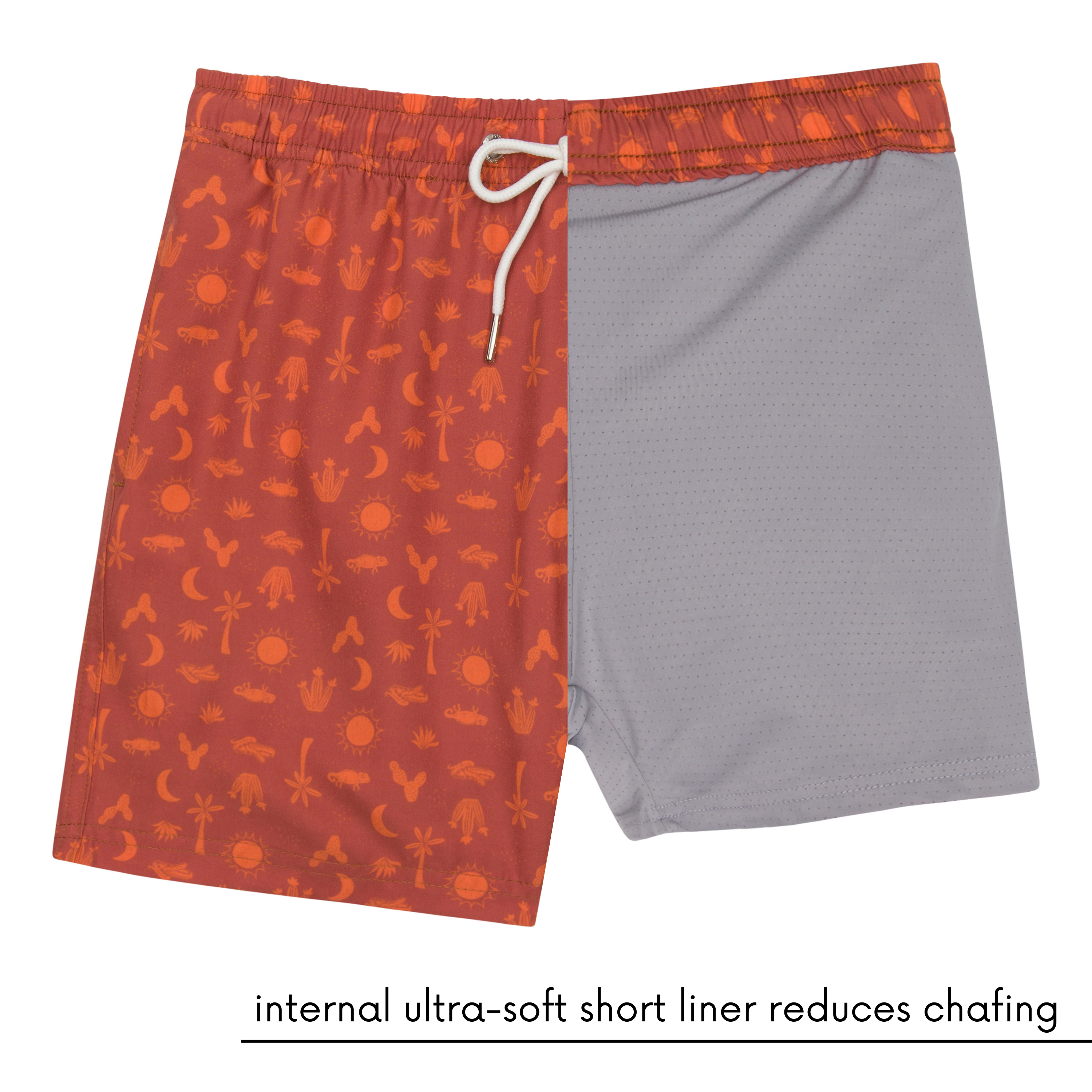 Boys Swim Trunks Boxer Brief Liner (sizes 6-14) | “Desert"-SwimZip UPF 50+ Sun Protective Swimwear & UV Zipper Rash Guards-pos7