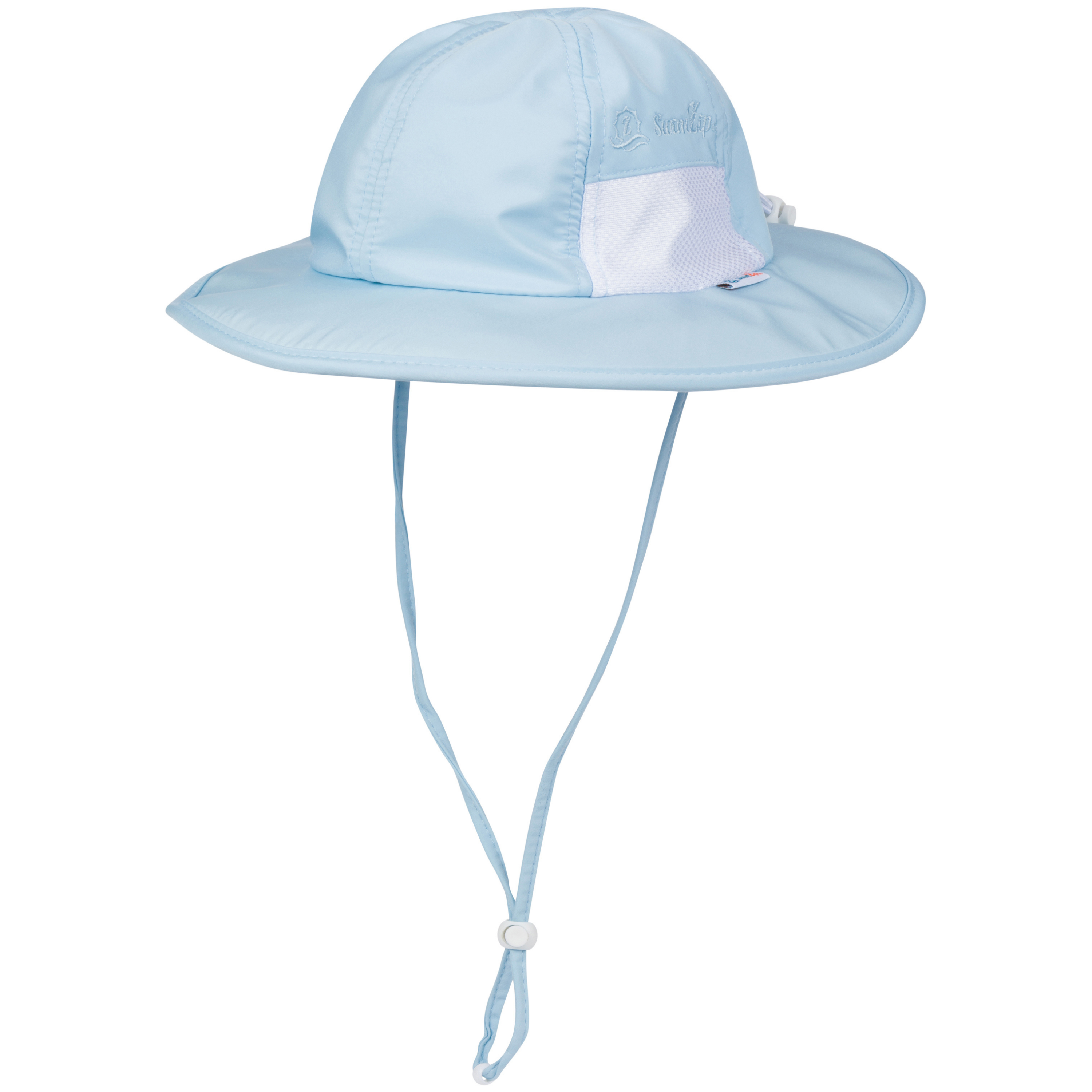 Kids Wide Brim Sun Hat "Fun Sun Day Play Hat" - Dream Blue-0-6 Month-Dream Blue-SwimZip UPF 50+ Sun Protective Swimwear & UV Zipper Rash Guards-pos1