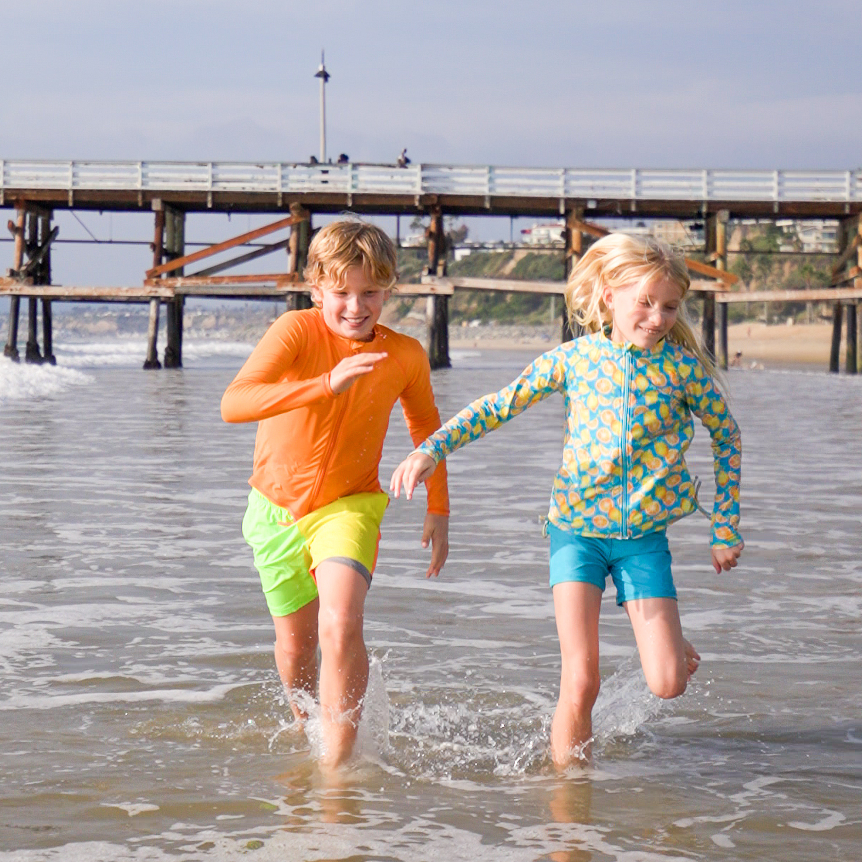 Boys Swim Trunks Boxer Brief Liner (sizes 6-14) | “Spark"-SwimZip UPF 50+ Sun Protective Swimwear & UV Zipper Rash Guards-pos6