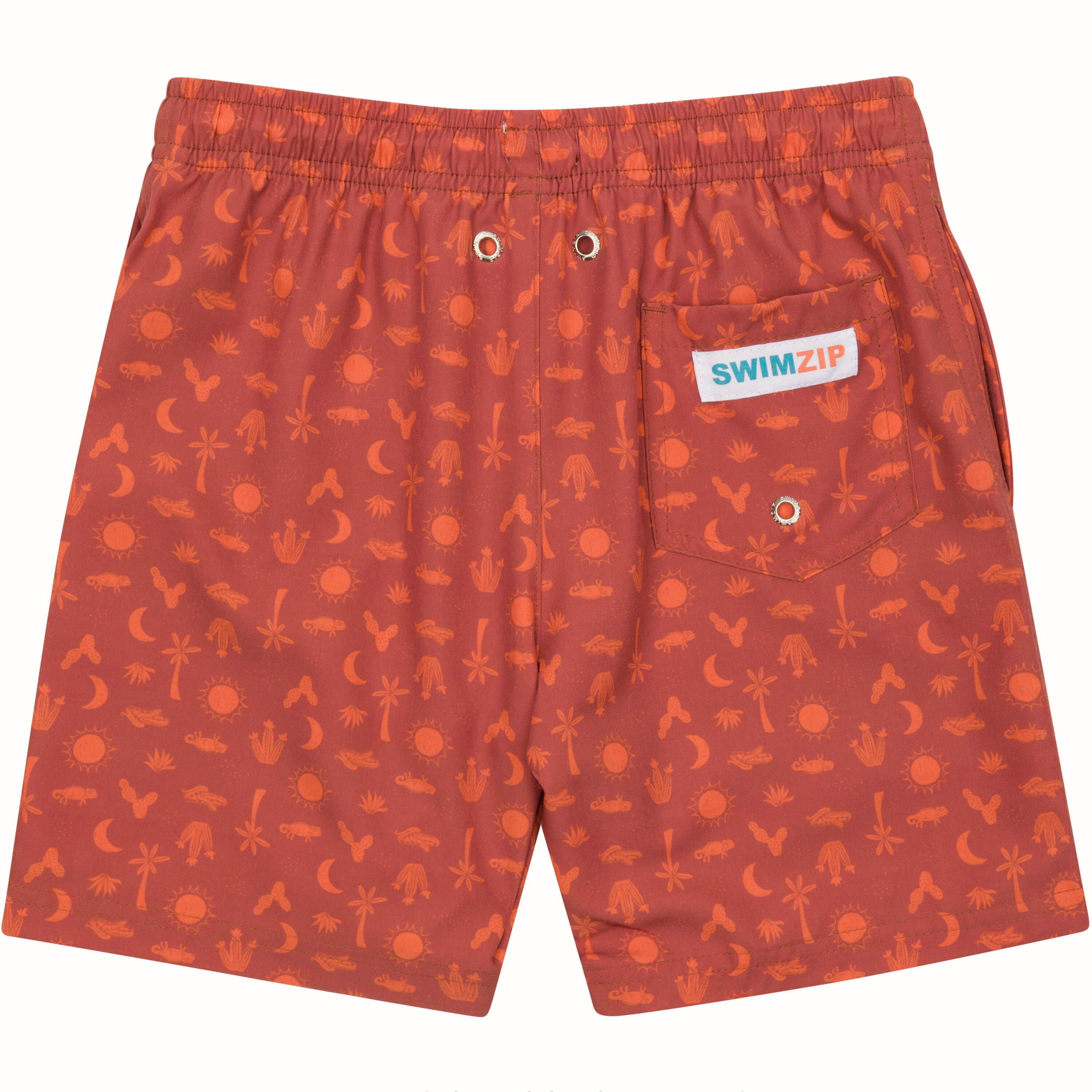 Boys Swim Trunks Boxer Brief Liner (sizes 6-14) | “Desert"-SwimZip UPF 50+ Sun Protective Swimwear & UV Zipper Rash Guards-pos8